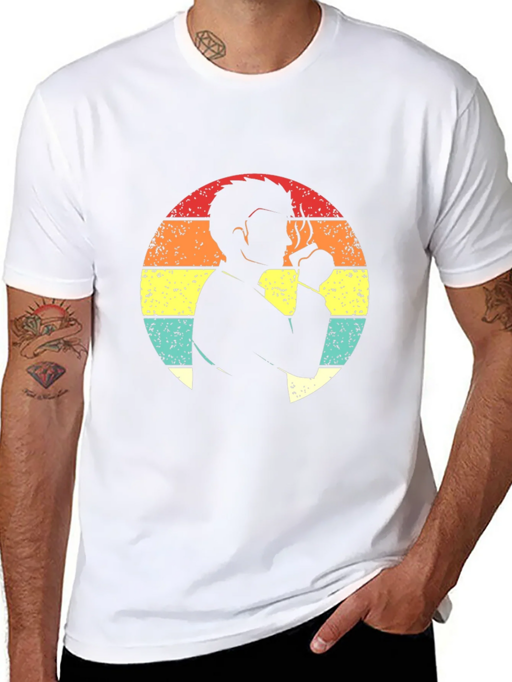 Retro Coffee Lover T-Shirt - Vintage Sunset Design product image 7