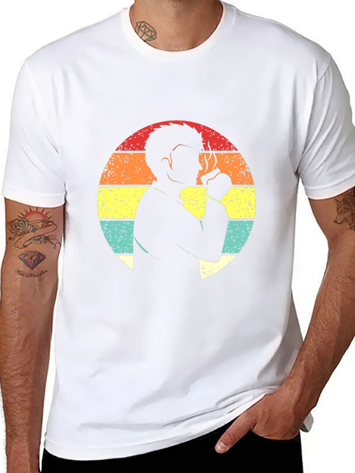 Retro Coffee Lover T-Shirt - Vintage Sunset Design product image 7