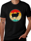 Retro Sheep Graphic Tee - Brick Wall Design product image 1