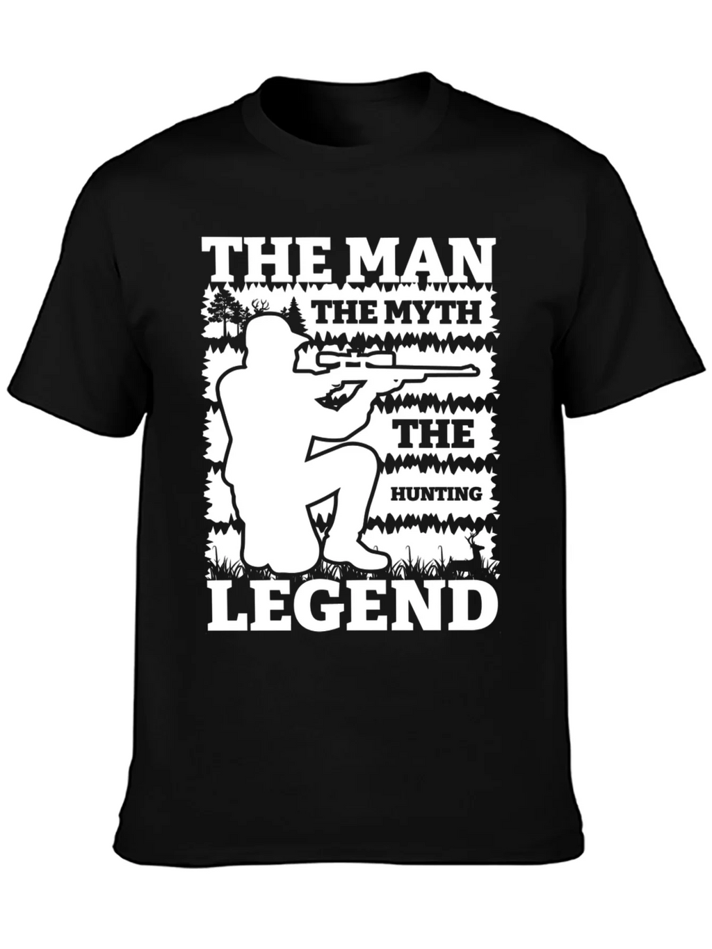The Man Myth Hunting Legend Graphic T-Shirt product image 3