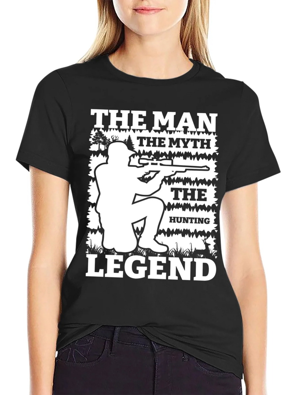 The Man Myth Hunting Legend Graphic T-Shirt product image 2