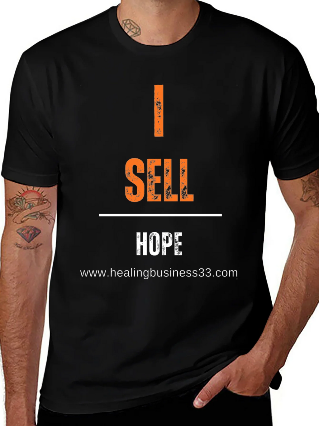 I Sell Hope Graphic Tee - Motivational Shirt product image 1