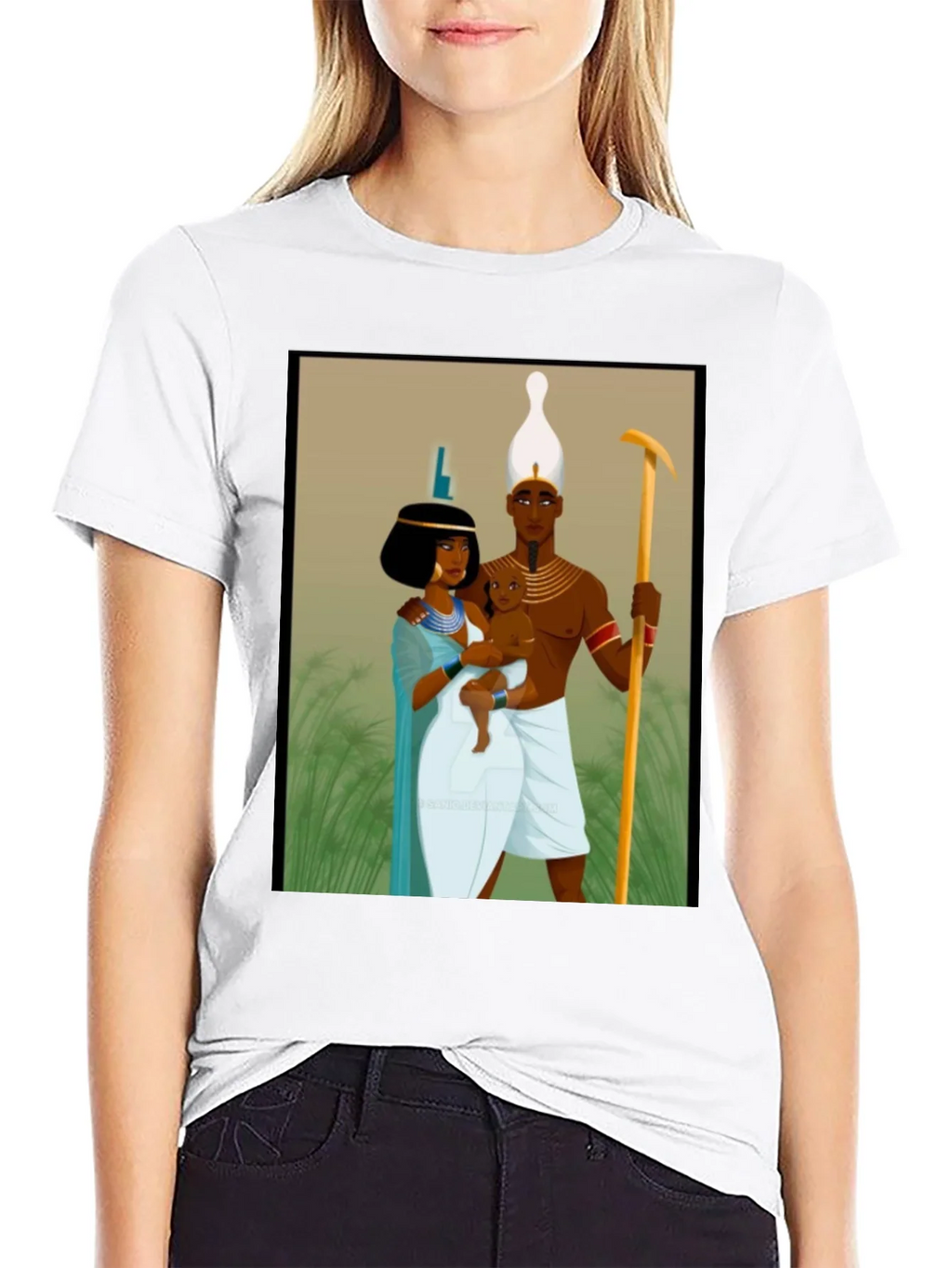 Egyptian Pharaoh Family Graphic T-Shirt product image 5