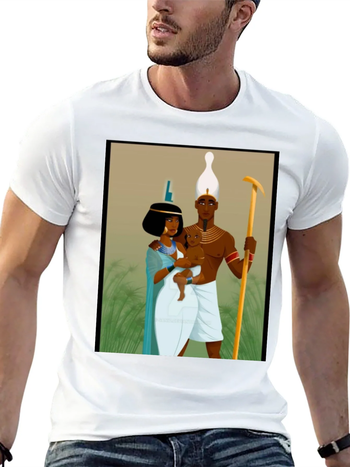 Egyptian Pharaoh Family Graphic T-Shirt product image 8