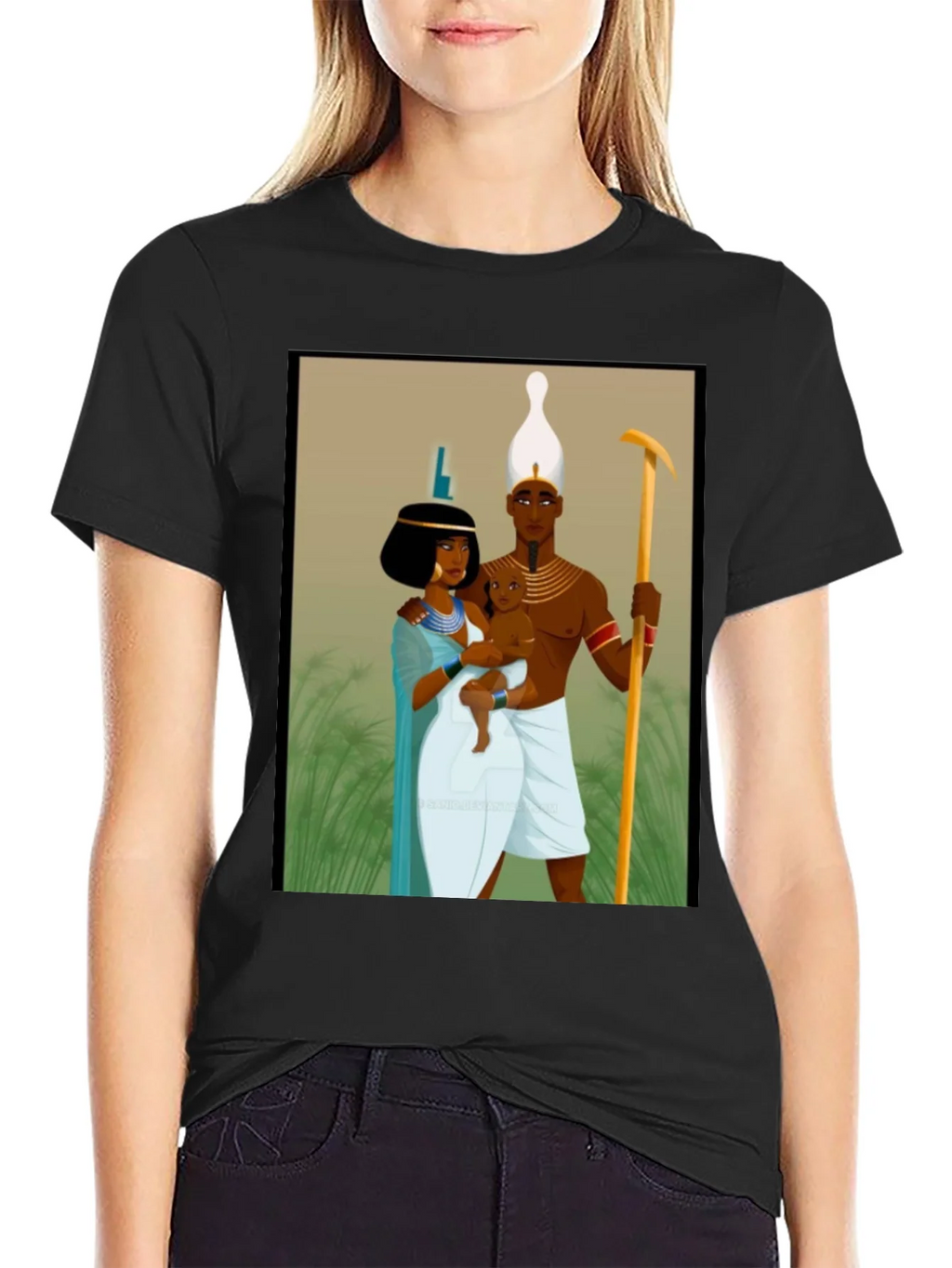 Egyptian Pharaoh Family Graphic T-Shirt product image 2