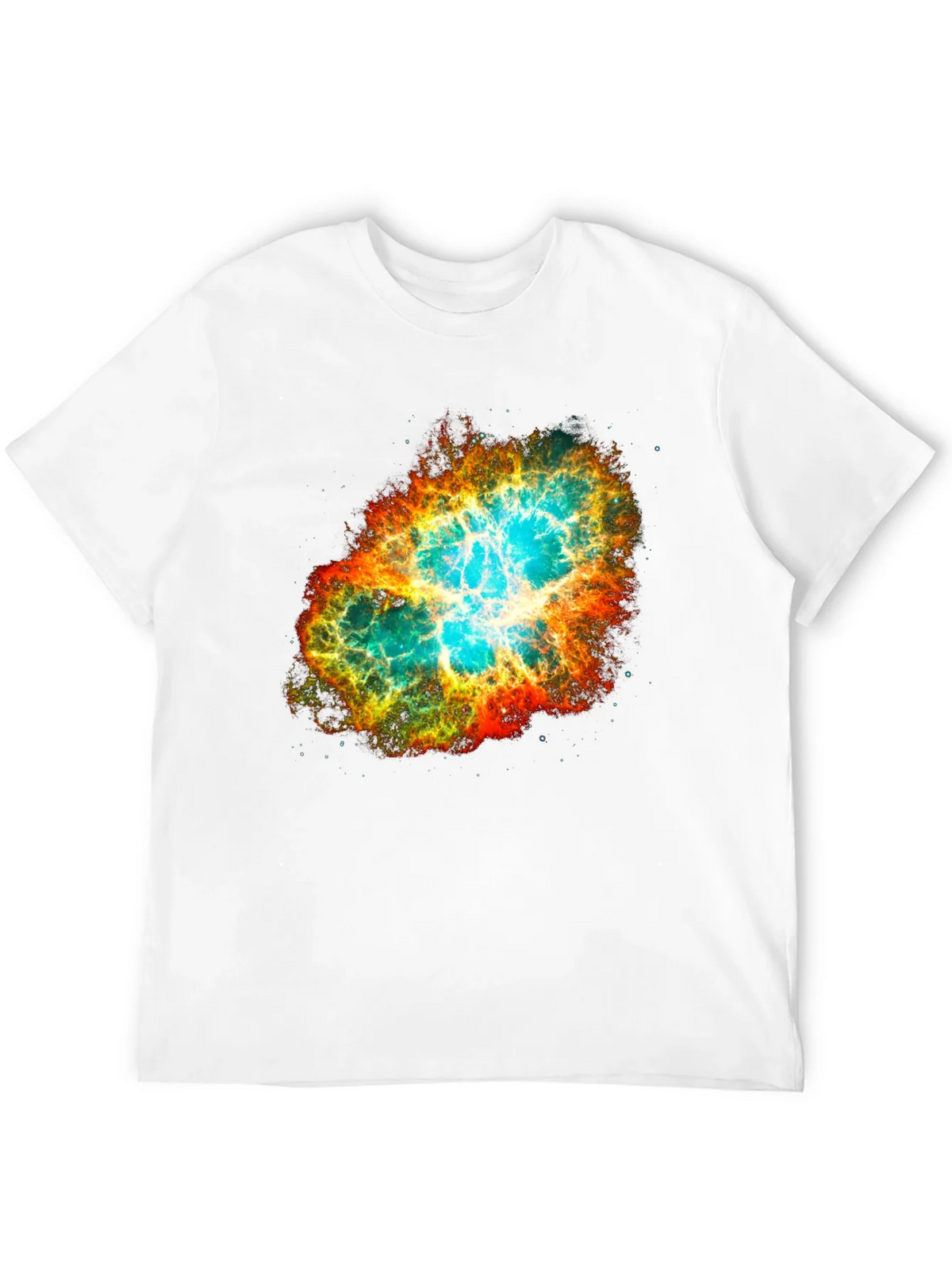 Nebula Galaxy Print Black T-Shirt product image 11