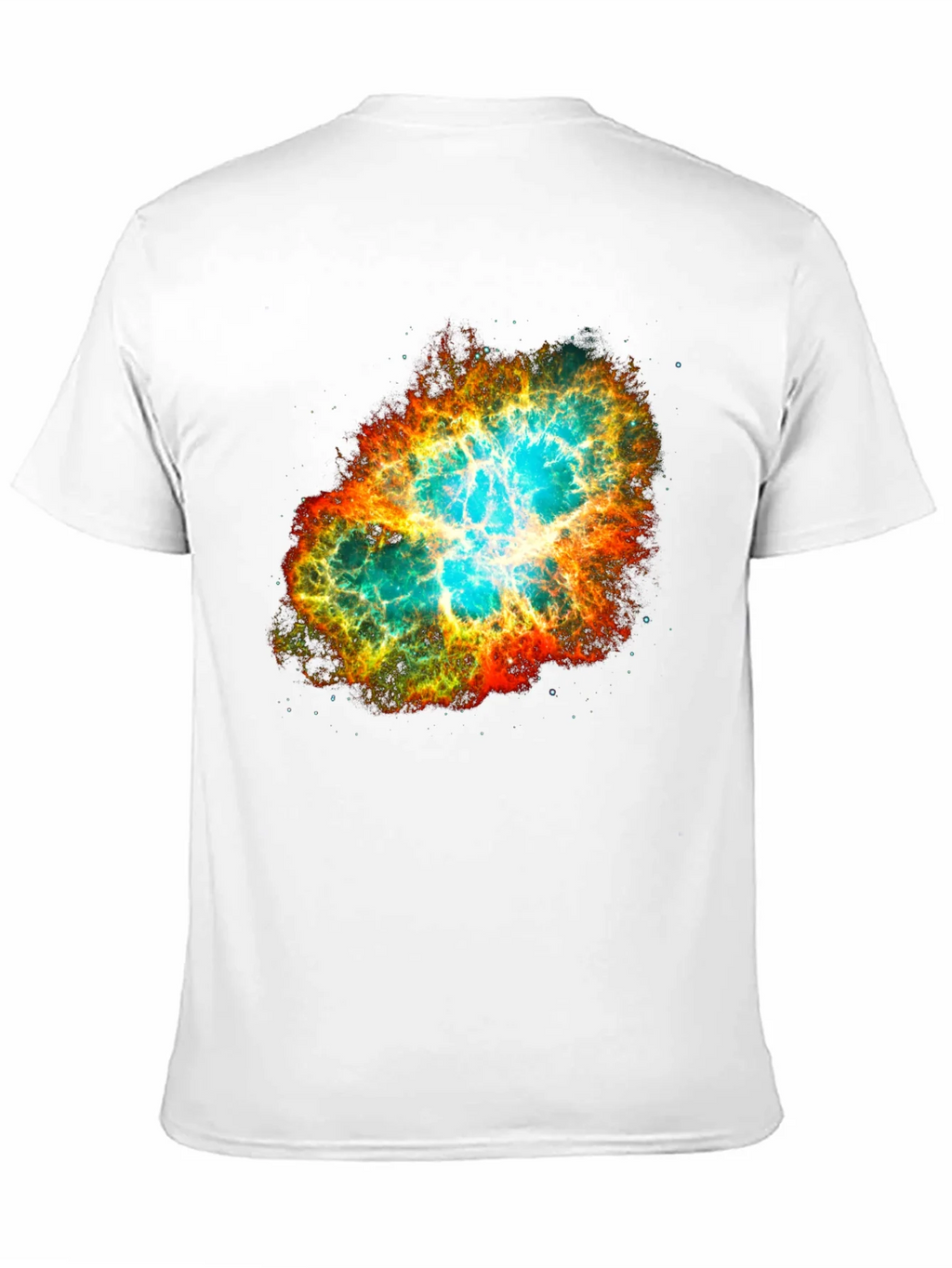 Nebula Galaxy Print Black T-Shirt product image 10