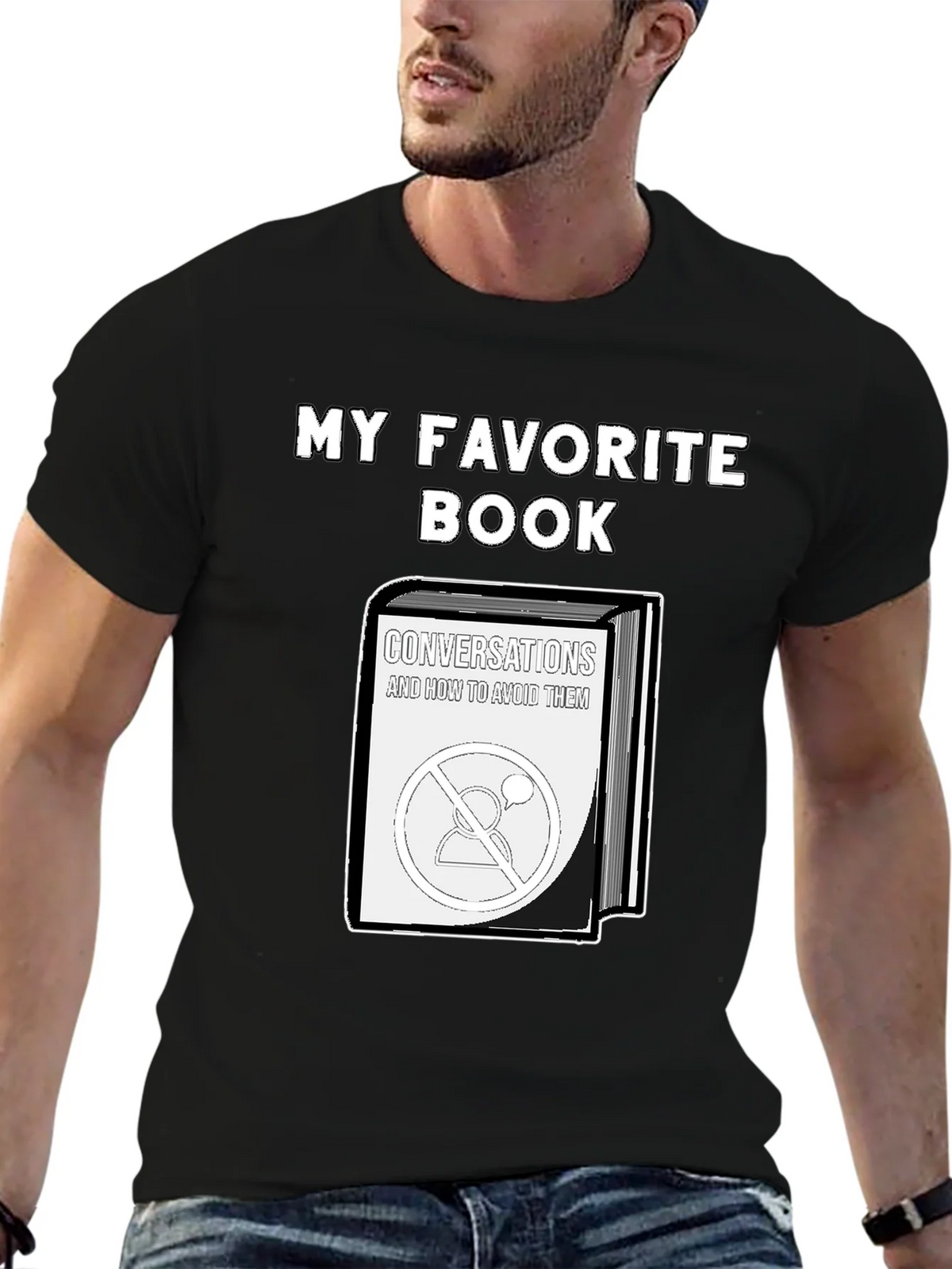 My Favorite Book T-Shirt - Introvert Humor product image 4