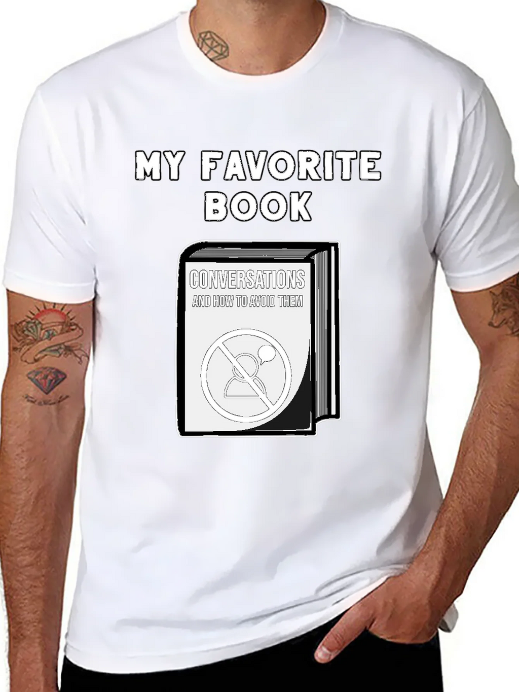My Favorite Book T-Shirt - Introvert Humor product image 5