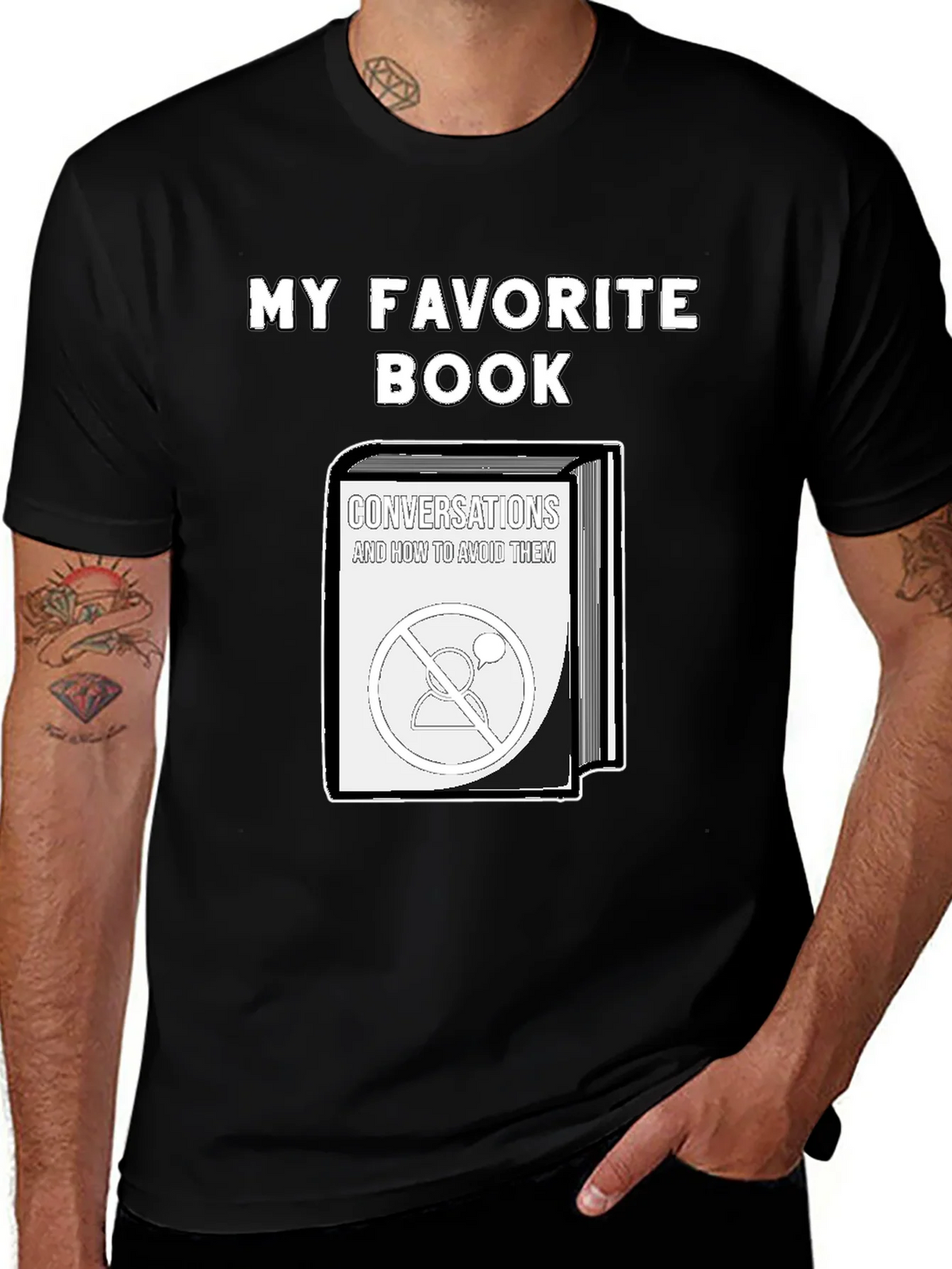 My Favorite Book T-Shirt - Introvert Humor product image 1