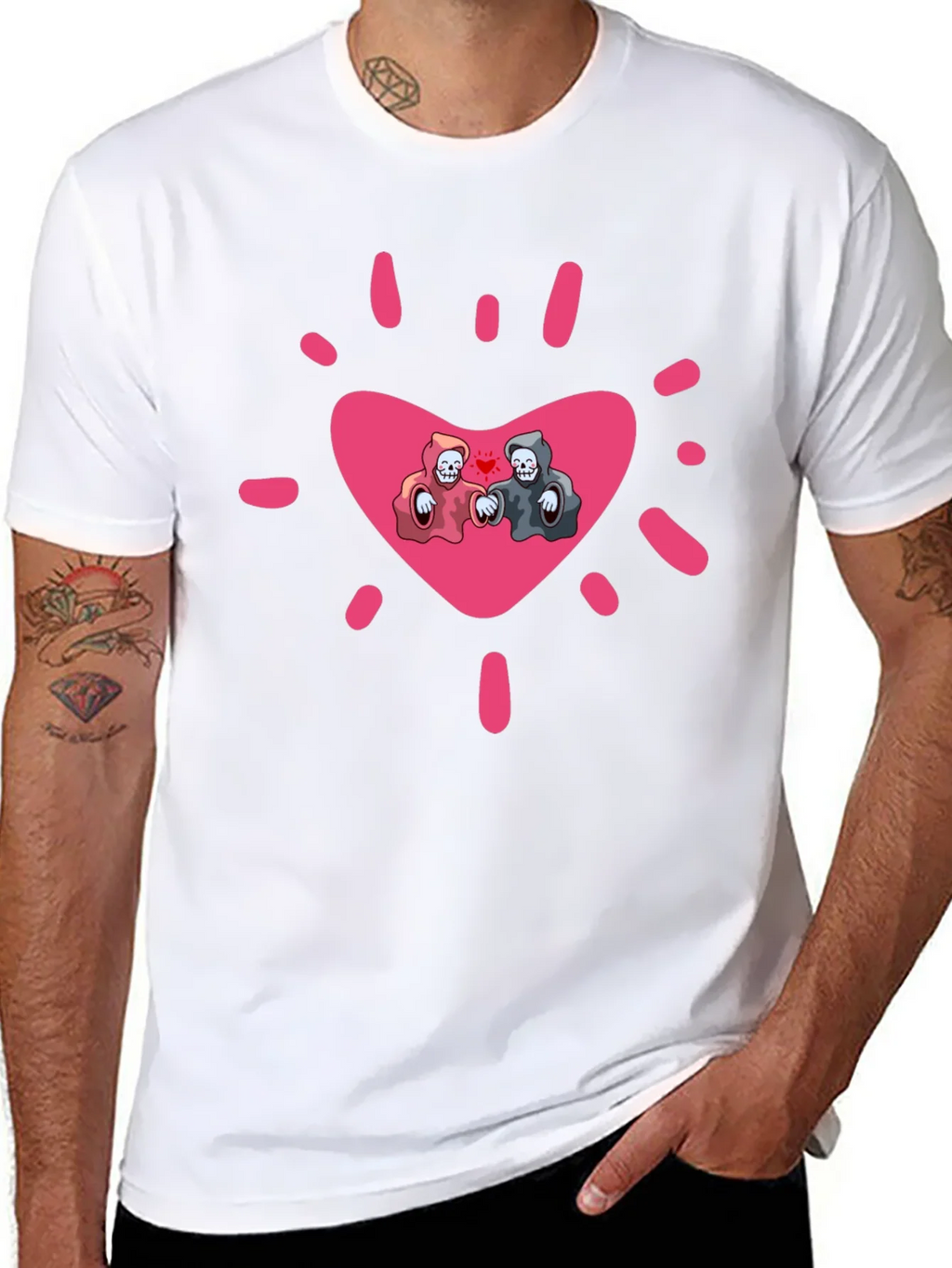 Grim Reaper Love T-Shirt product image 7