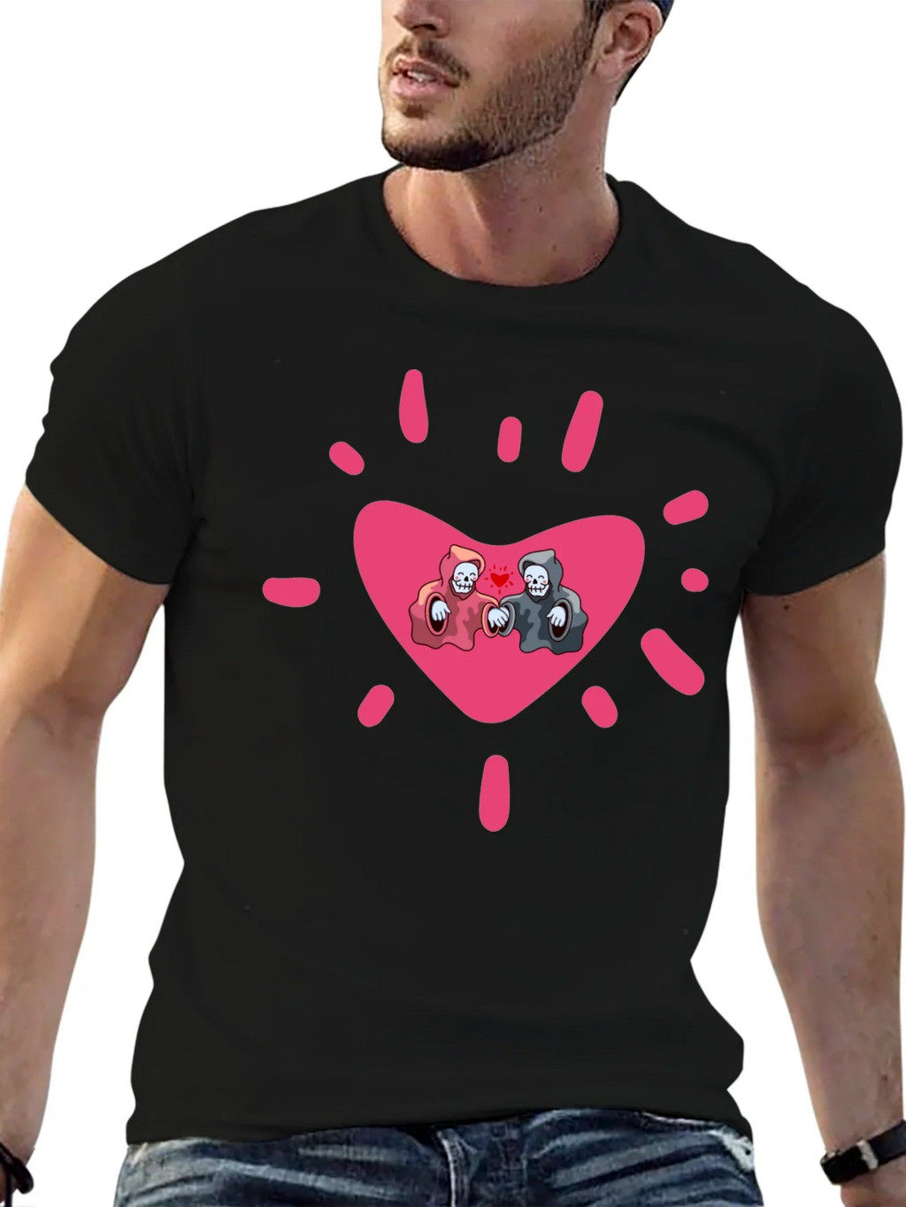Grim Reaper Love T-Shirt product image 6