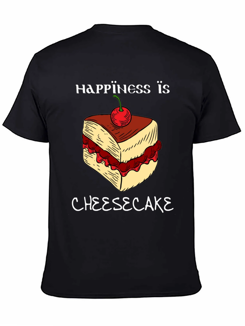 Happiness Is Cheesecake Graphic Tee product image 4