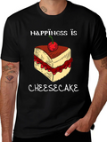Happiness Is Cheesecake Graphic Tee product image 1