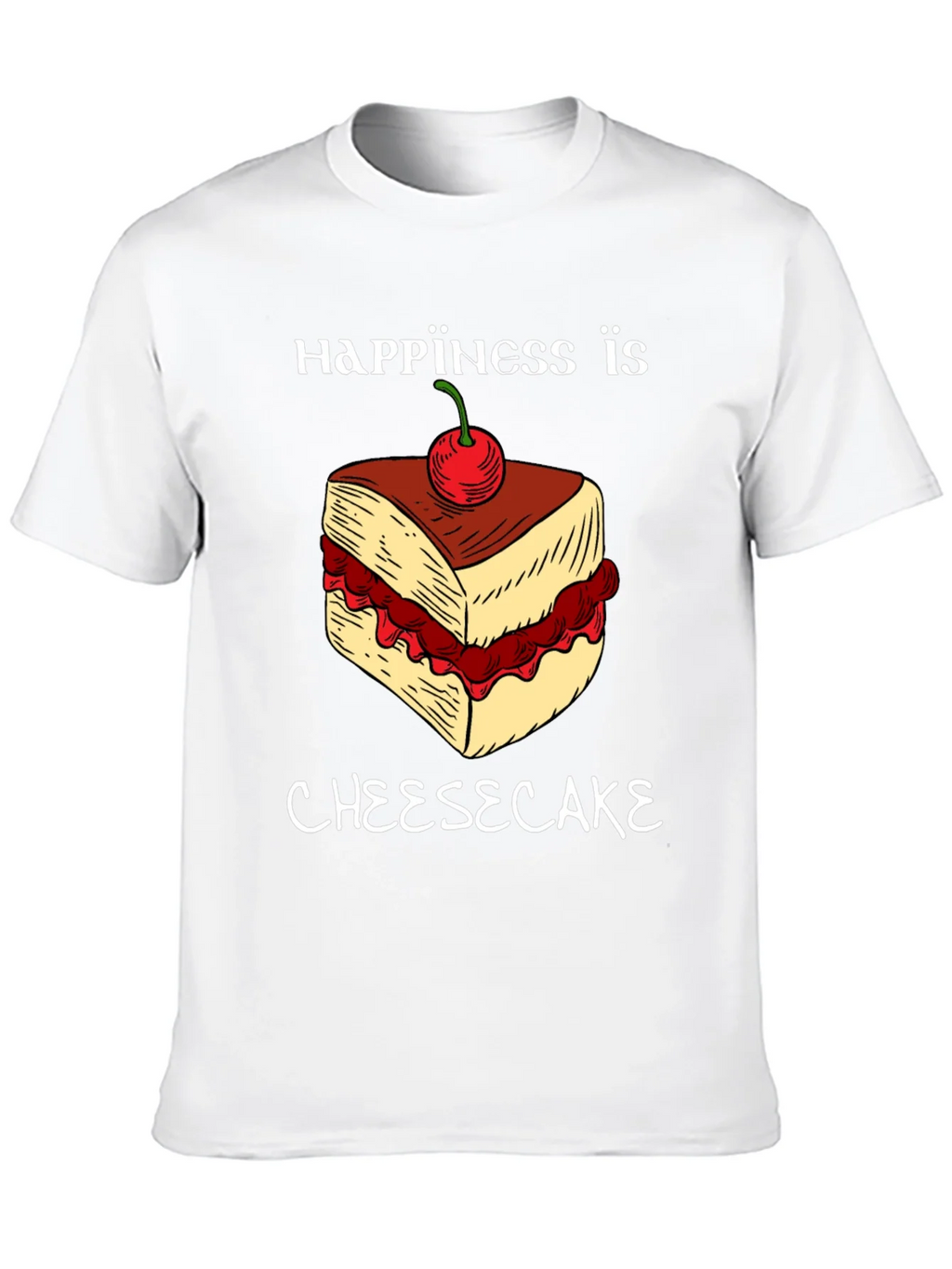 Happiness Is Cheesecake Graphic Tee product image 9