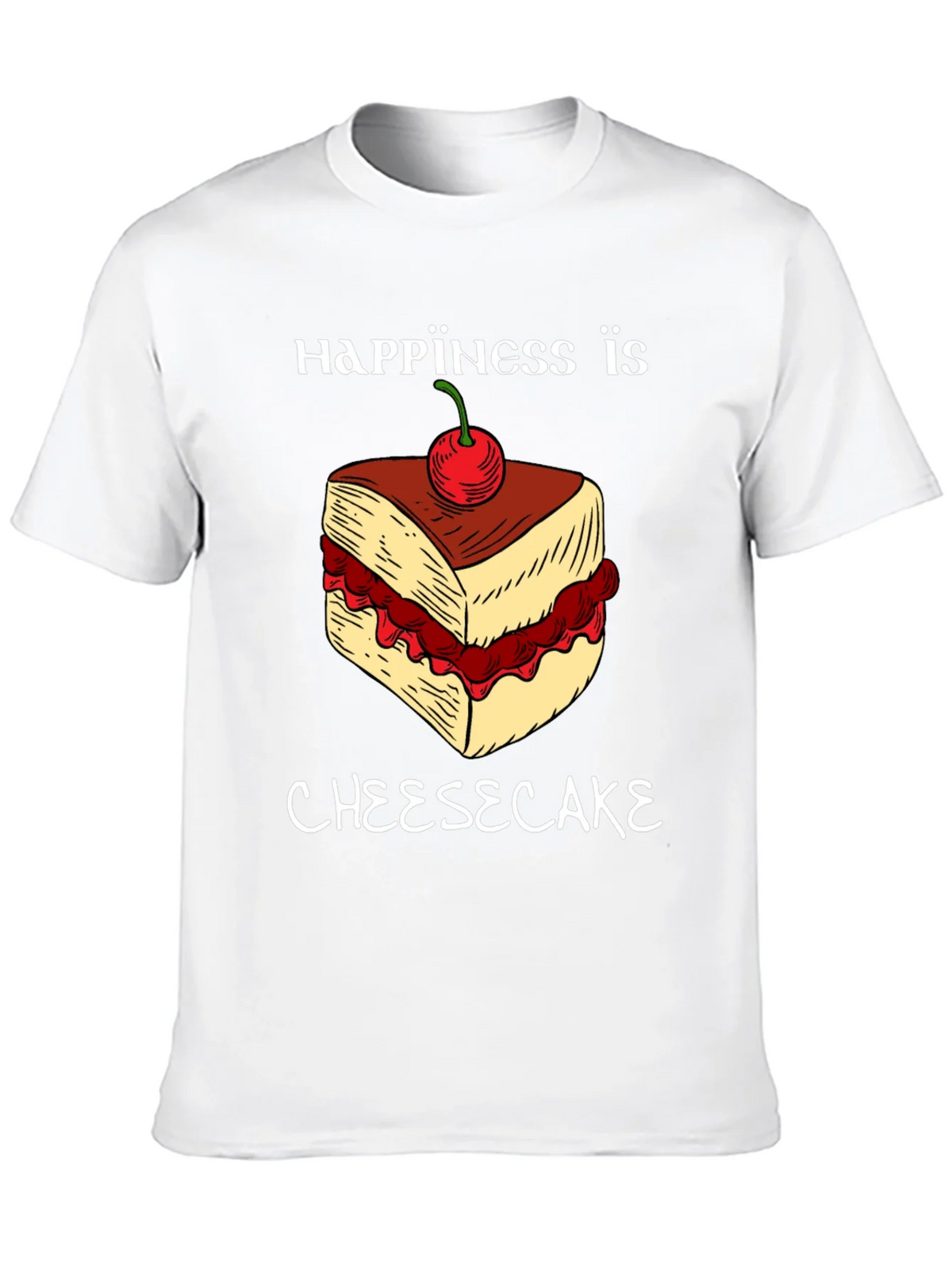 Happiness Is Cheesecake Graphic Tee product image 9