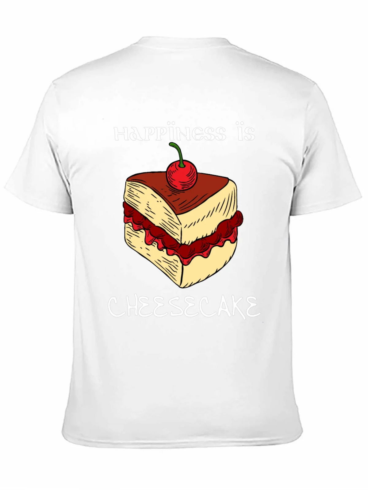 Happiness Is Cheesecake Graphic Tee product image 10