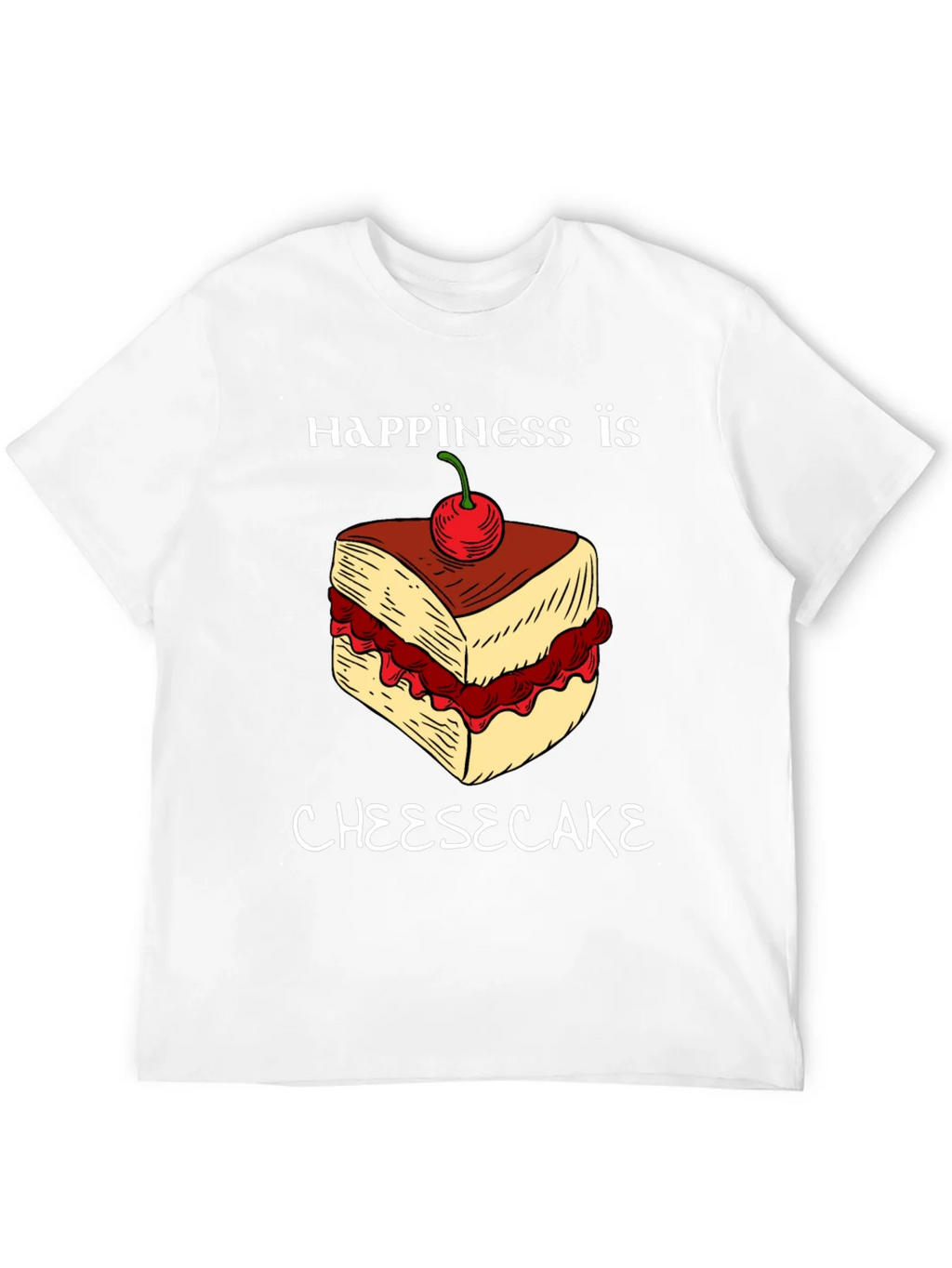 Happiness Is Cheesecake Graphic Tee product image 11