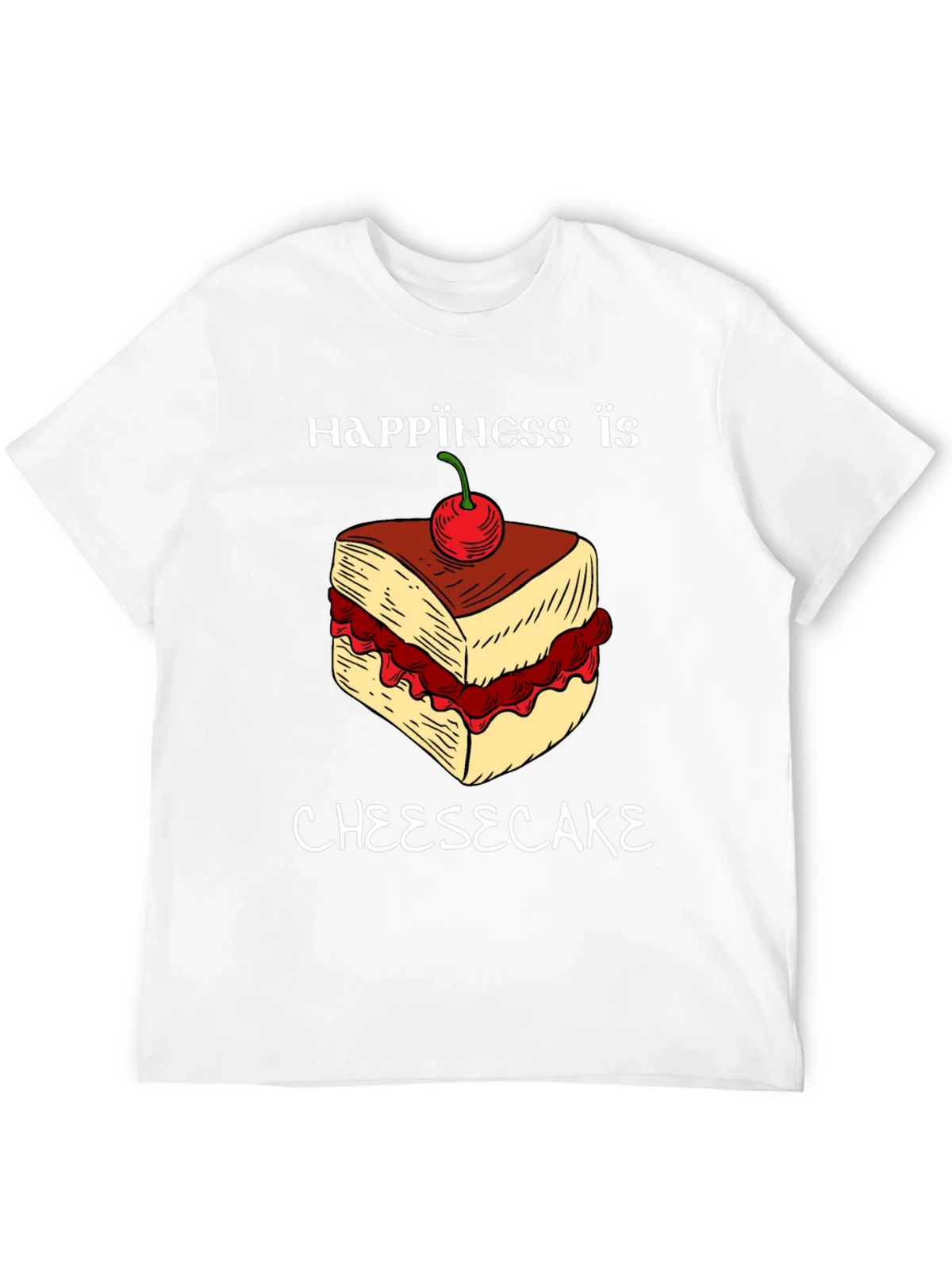 Happiness Is Cheesecake Graphic Tee product image 11