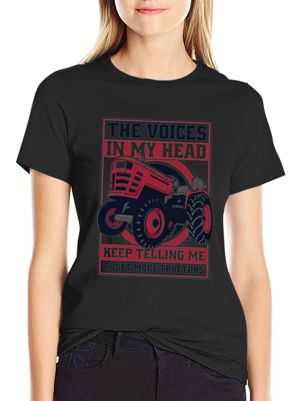 Voices in My Head Tractor T-Shirt product image 2