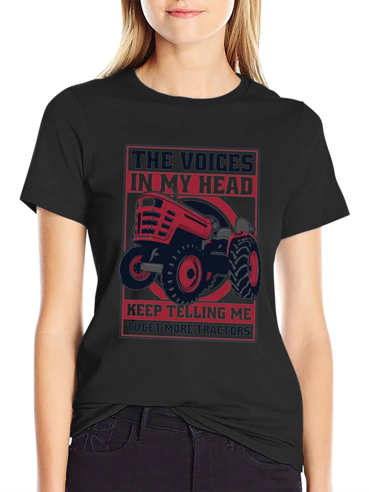 Voices in My Head Tractor T-Shirt product image 2