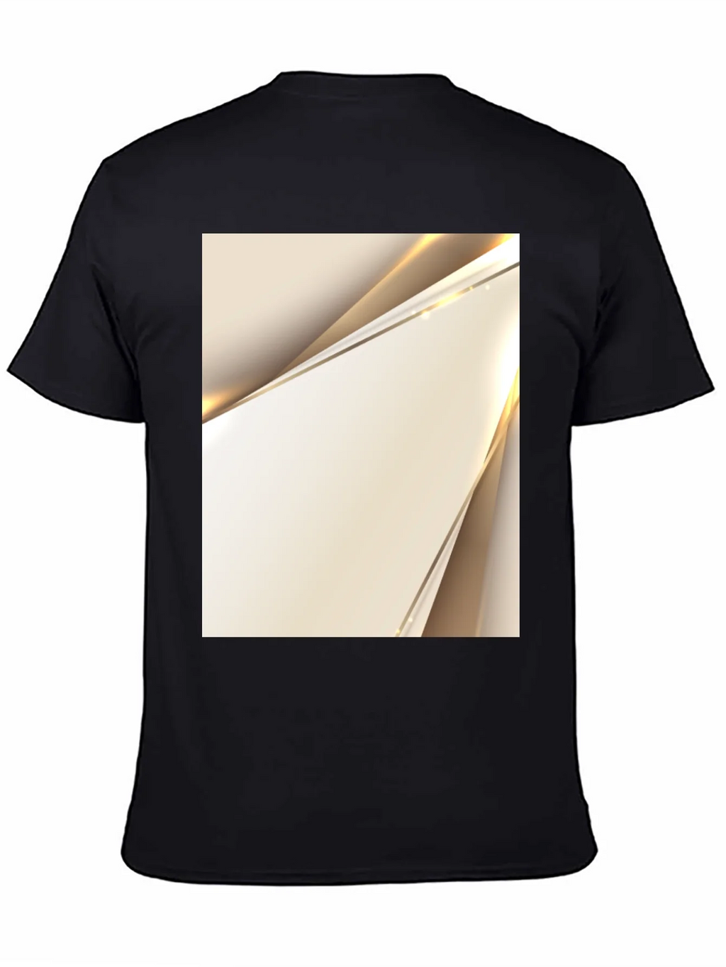 Modern Abstract Art Black T-Shirt product image 4