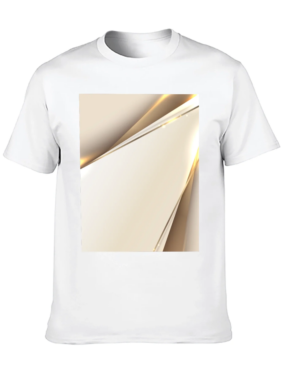 Modern Abstract Art Black T-Shirt product image 9