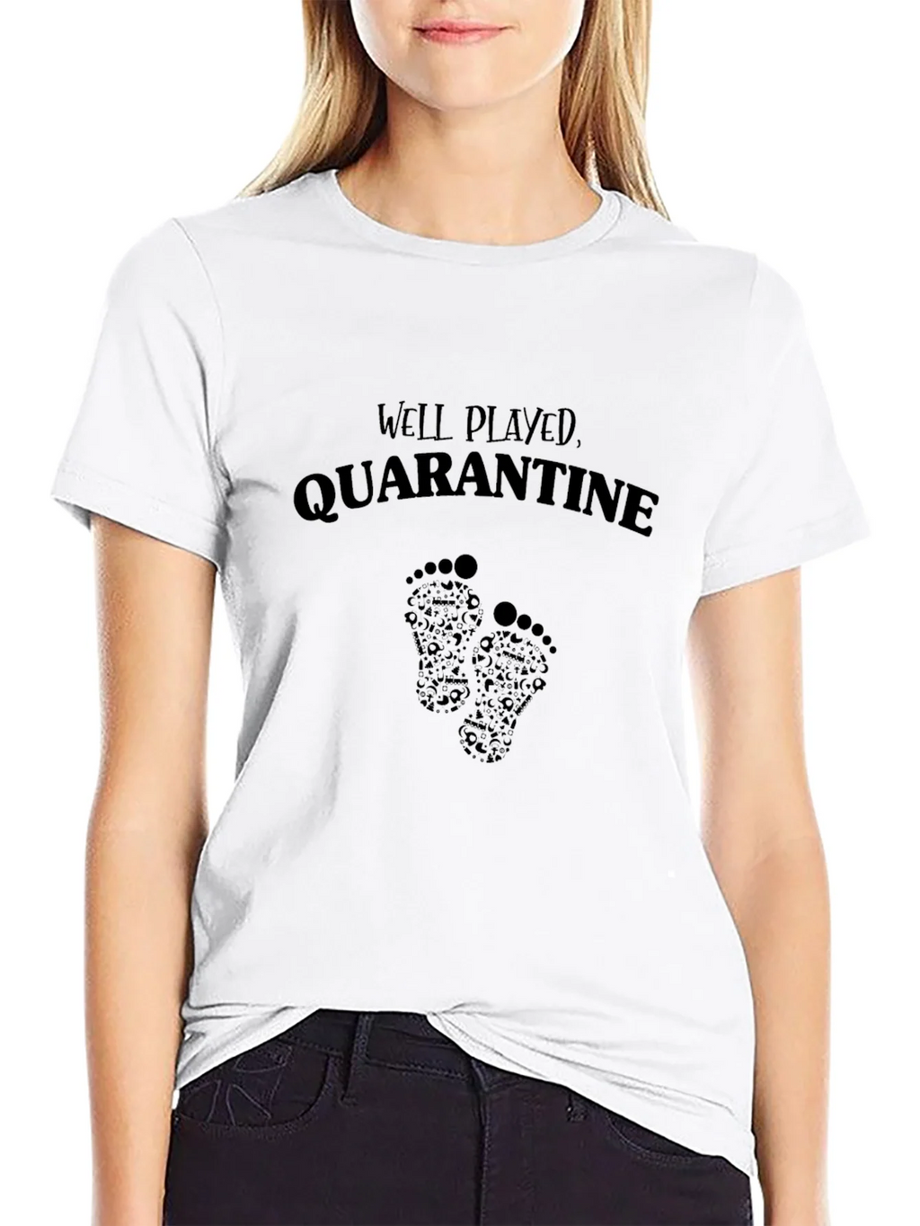 Well Played Quarantine - Novelty Graphic T-Shirt product image 8