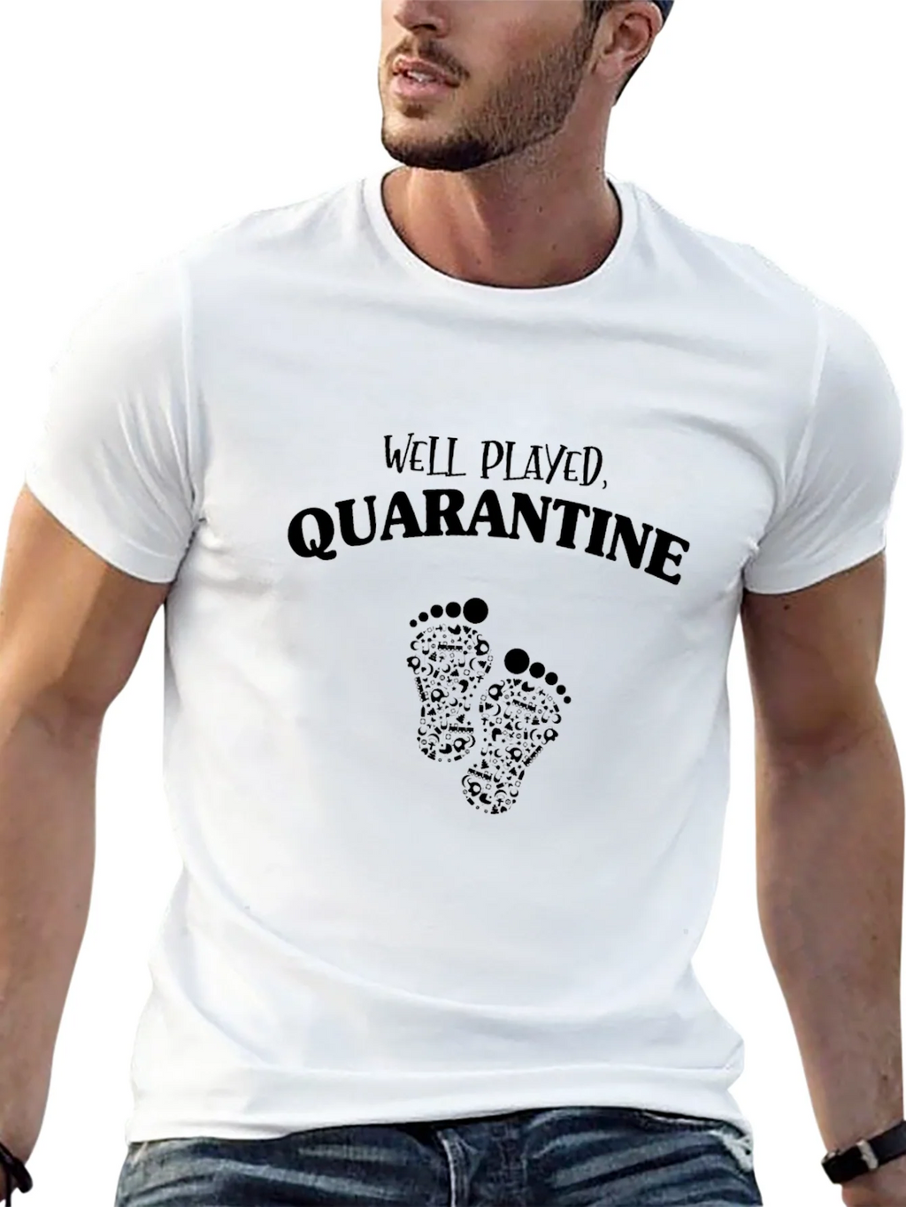 Well Played Quarantine - Novelty Graphic T-Shirt product image 12