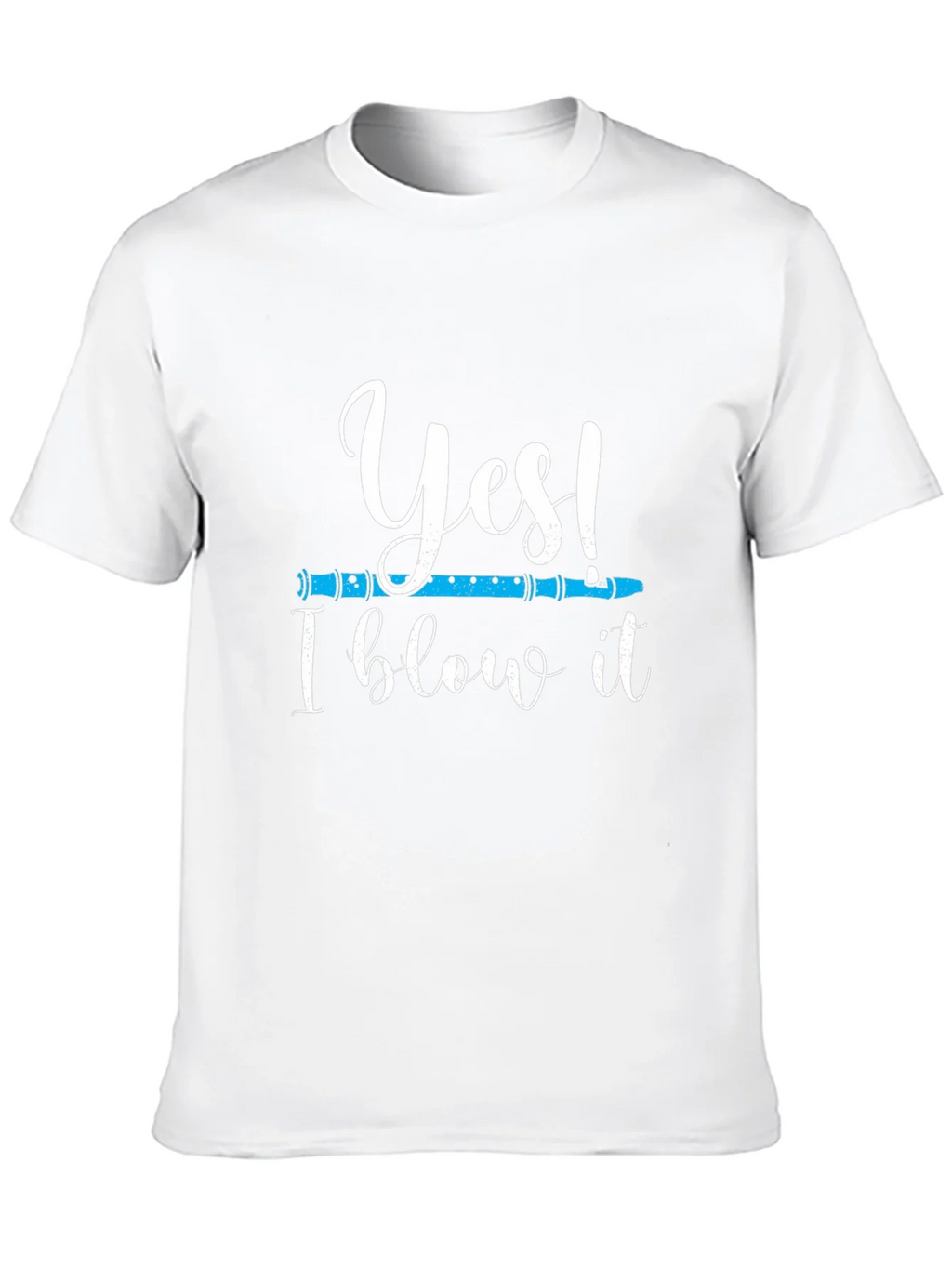 Yes I Blow It T-Shirt - Funny Music Tee product image 9