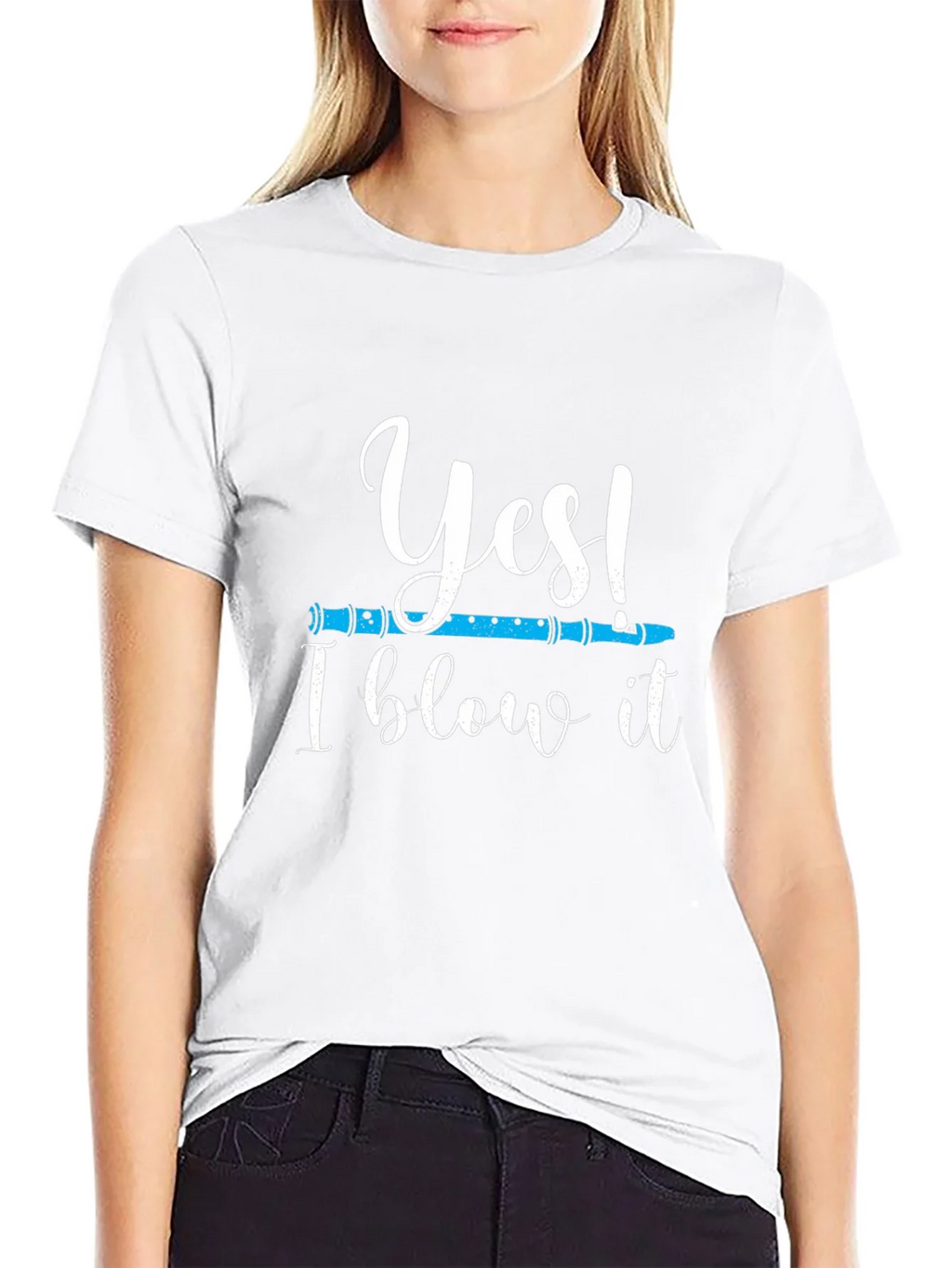 Yes I Blow It T-Shirt - Funny Music Tee product image 8