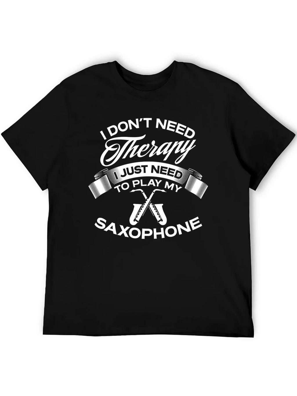 Saxophone Therapy T-Shirt - Musicians Apparel product image 5