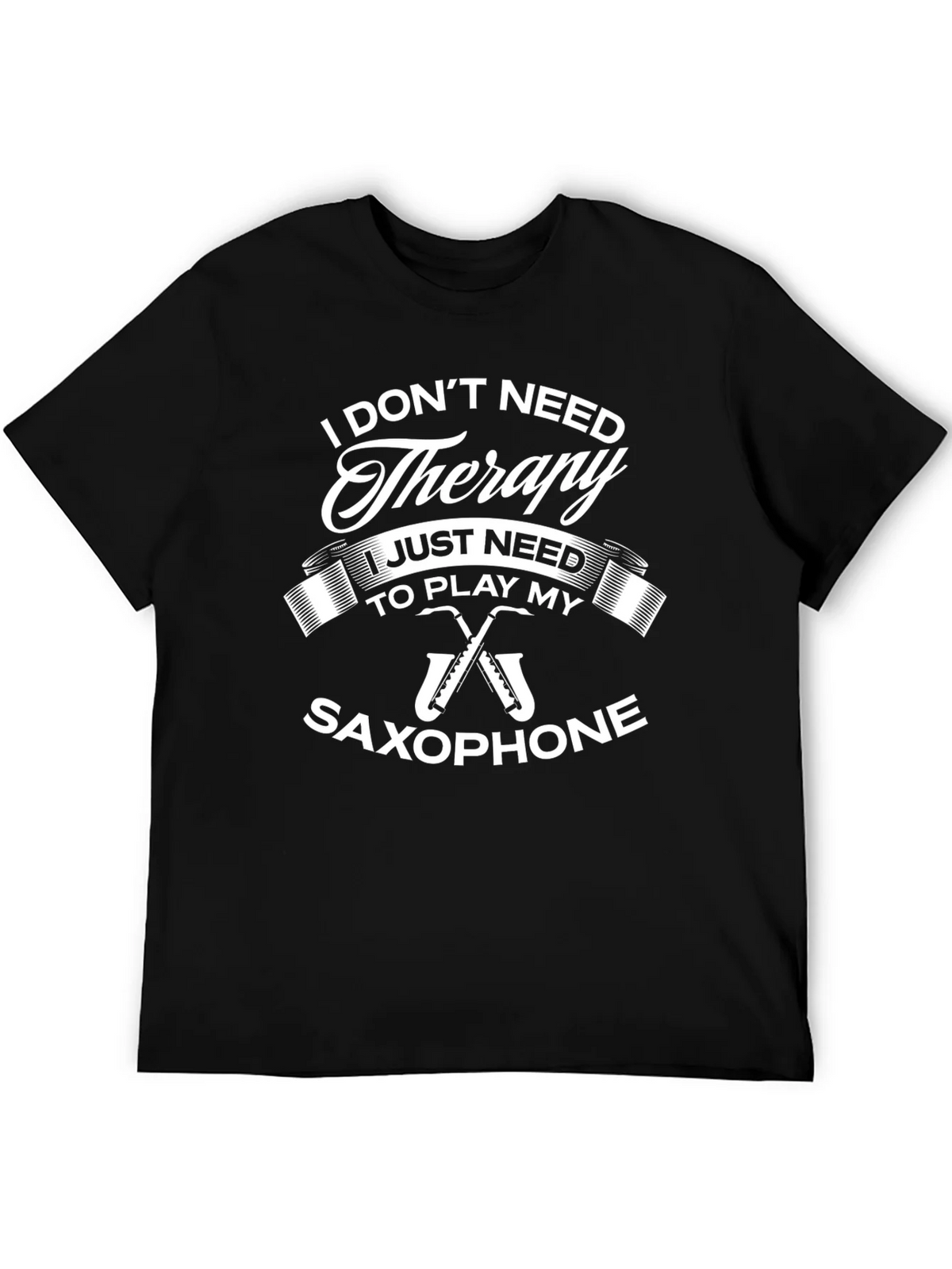 Saxophone Therapy T-Shirt - Musicians Apparel product image 5