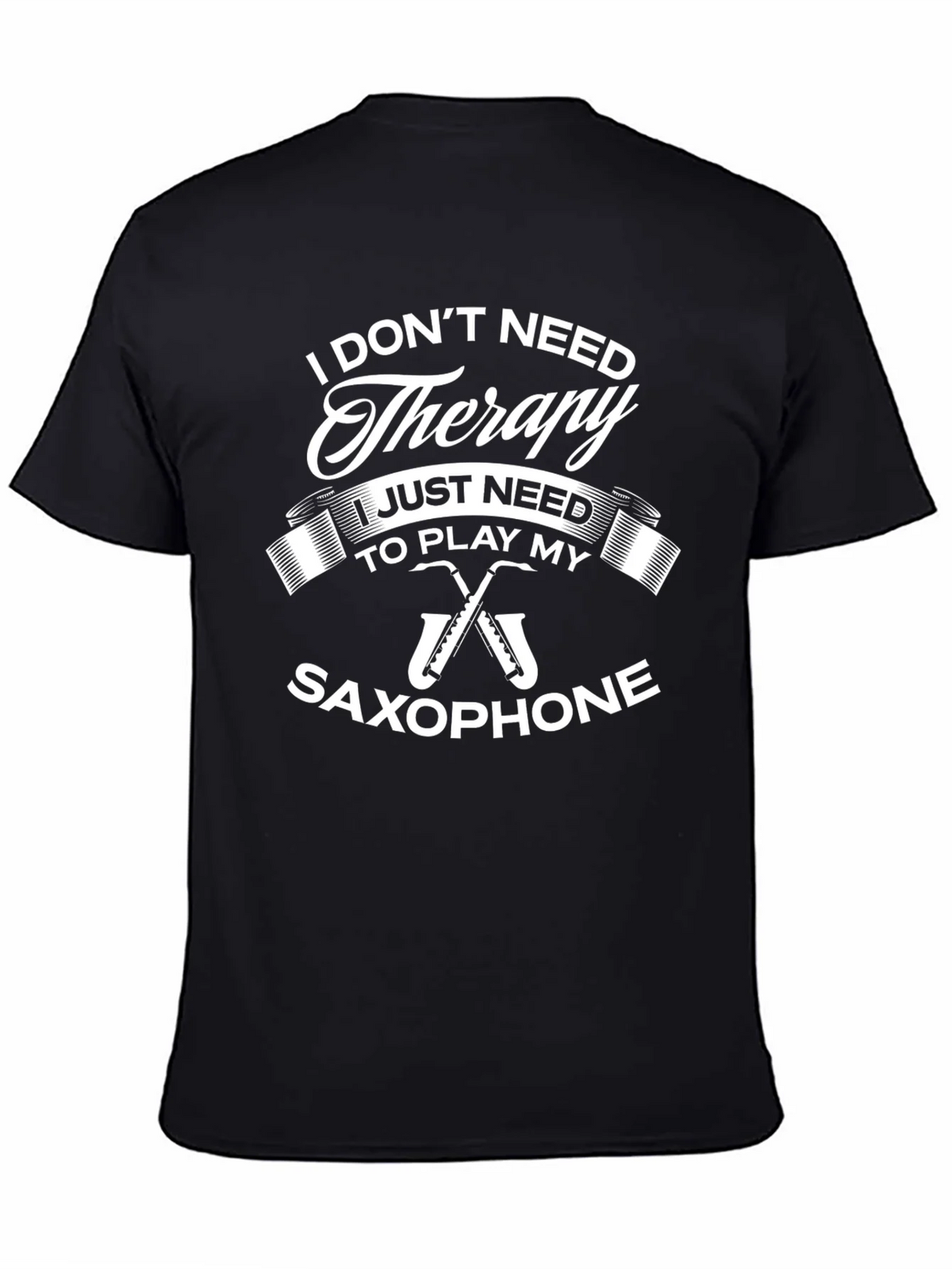 Saxophone Therapy T-Shirt - Musicians Apparel product image 4
