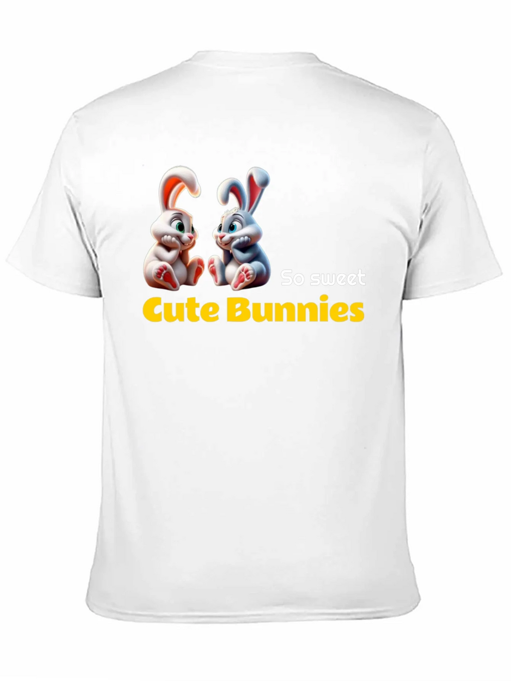 Cute Bunnies Graphic Tee - So Sweet! product image 10