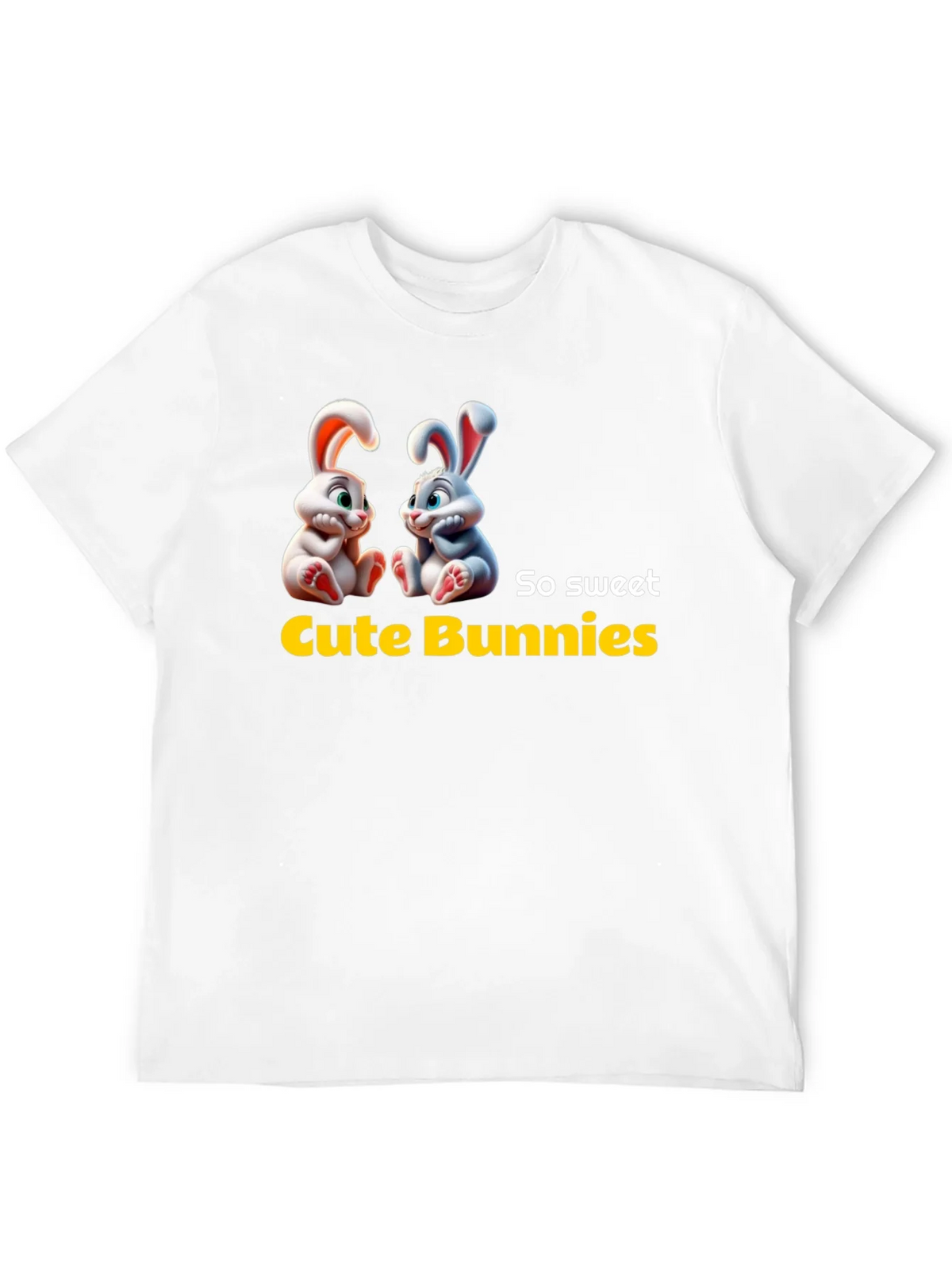 Cute Bunnies Graphic Tee - So Sweet! product image 11