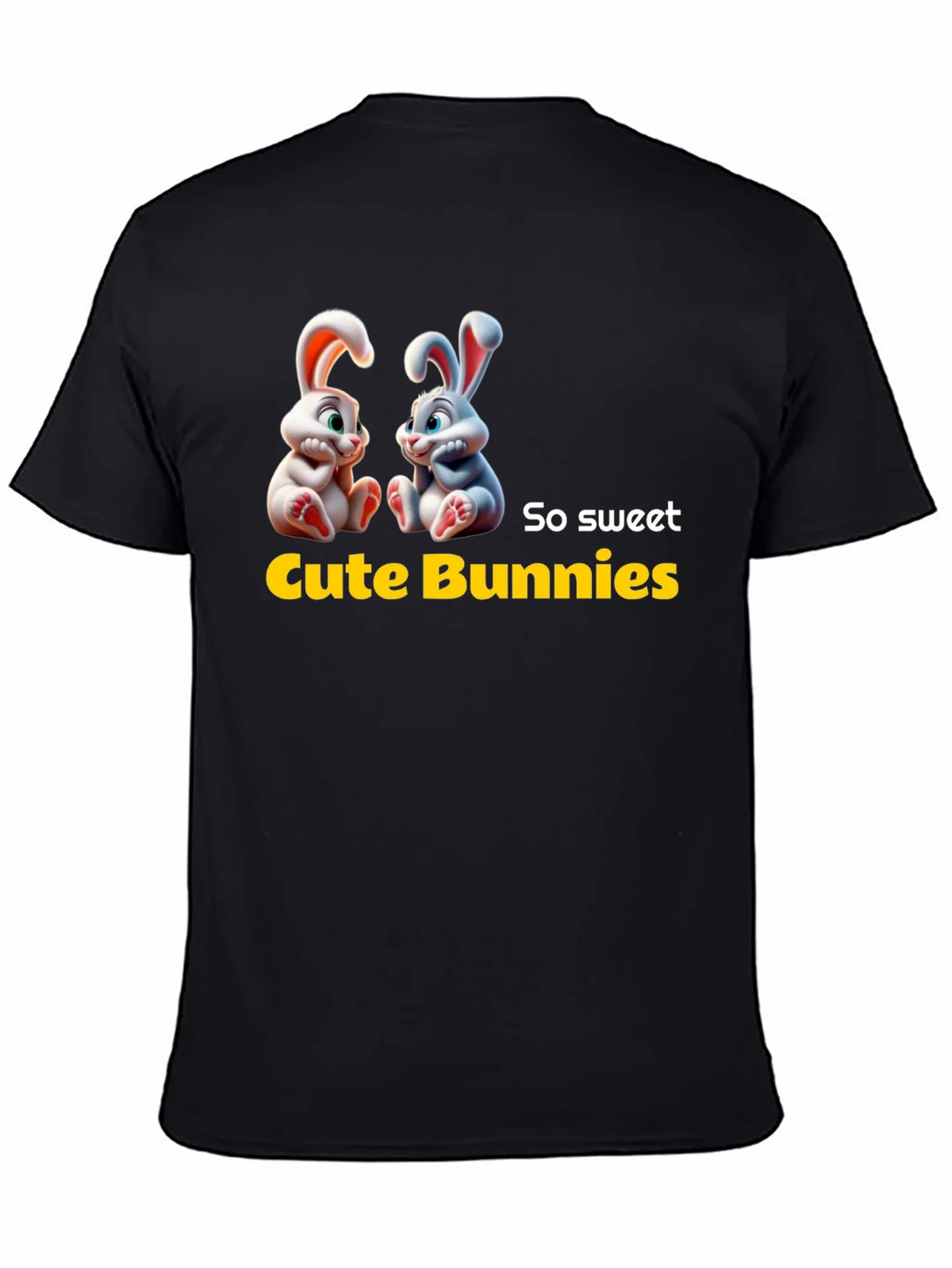 Cute Bunnies Graphic Tee - So Sweet! product image 4