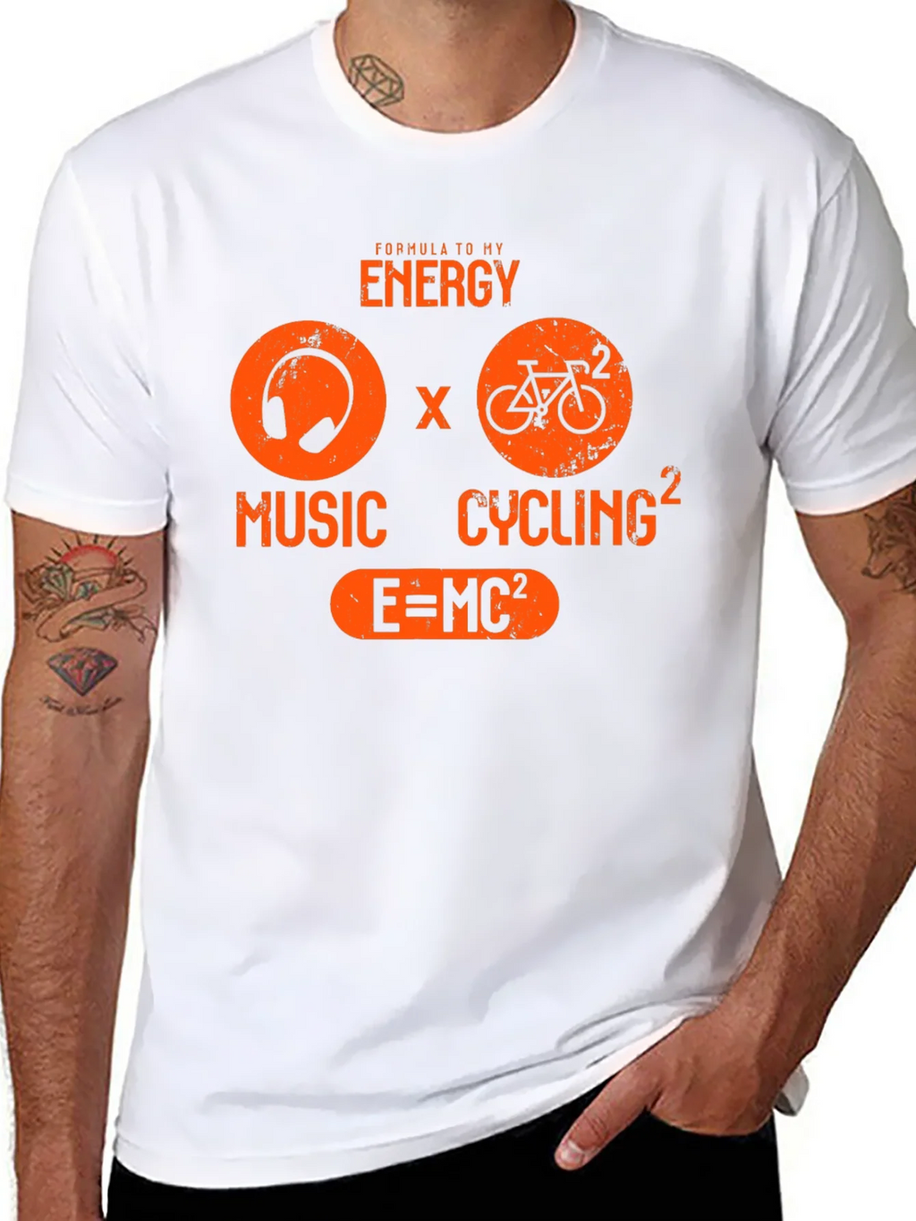 Formula to My Energy Graphic Tee - Music and Cycling T-Shirt product image 7