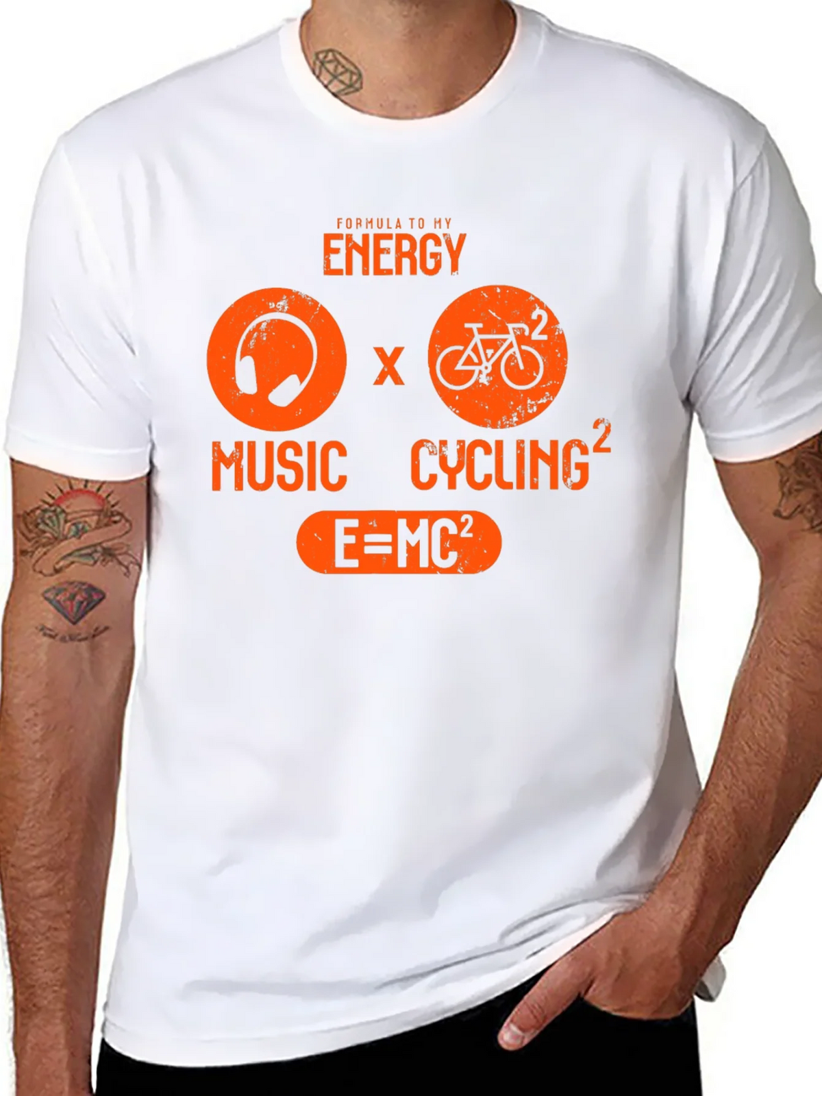Formula to My Energy Graphic Tee - Music and Cycling T-Shirt product image 7