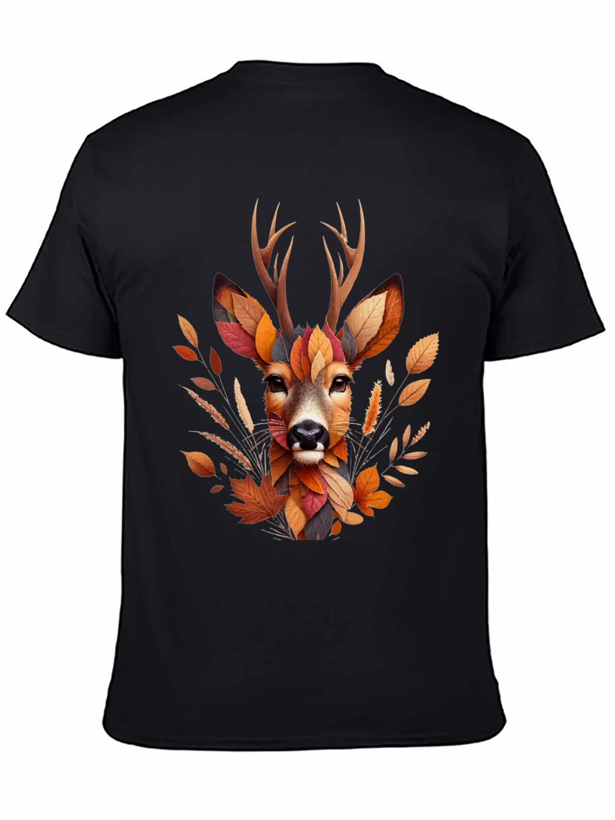 Autumn Deer Graphic T-Shirt - Nature Inspired Art product image 3