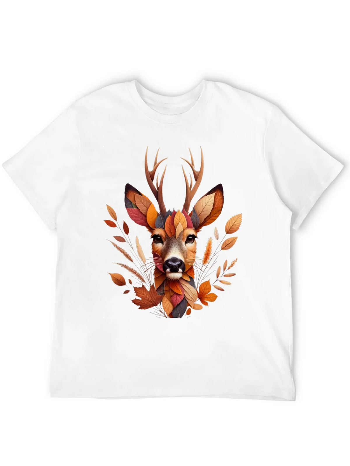 Autumn Deer Graphic T-Shirt - Nature Inspired Art product image 8