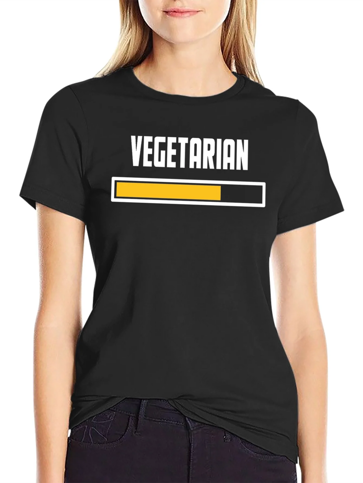 Vegetarian Loading Bar Graphic Tee product image 2