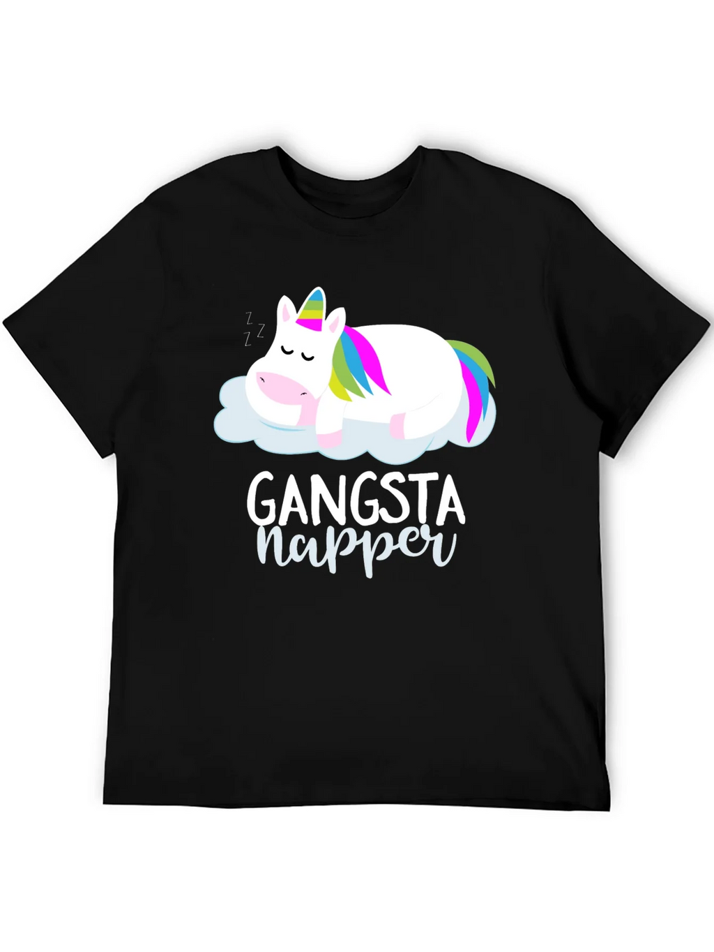 Gangsta Napper Unicorn Graphic T-Shirt product image 5