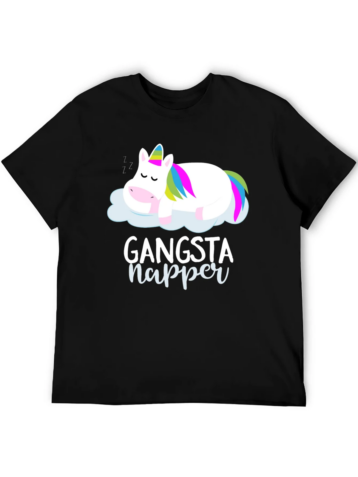 Gangsta Napper Unicorn Graphic T-Shirt product image 5
