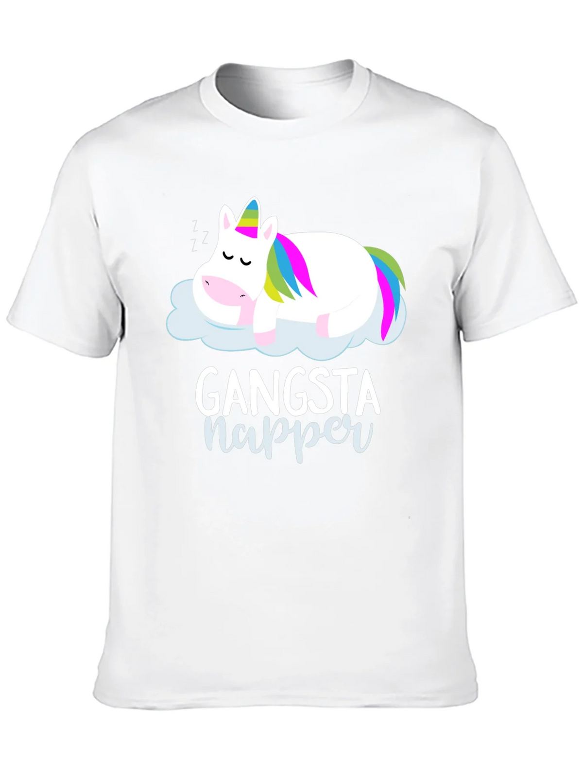Gangsta Napper Unicorn Graphic T-Shirt product image 9