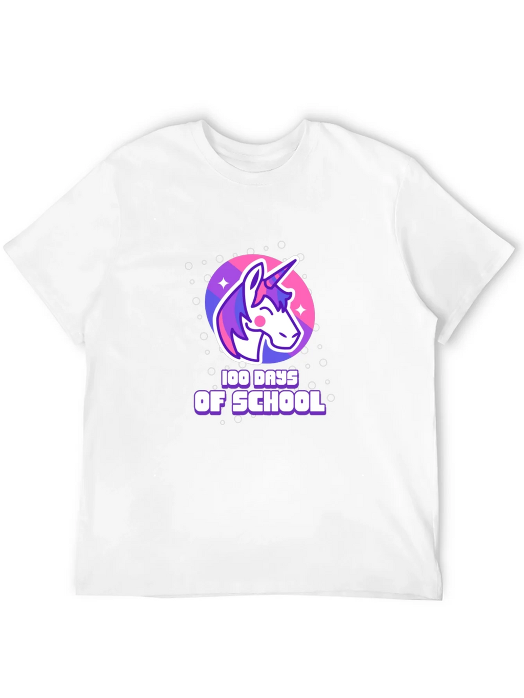 100 Days of School Unicorn Graphic Tee product image 8