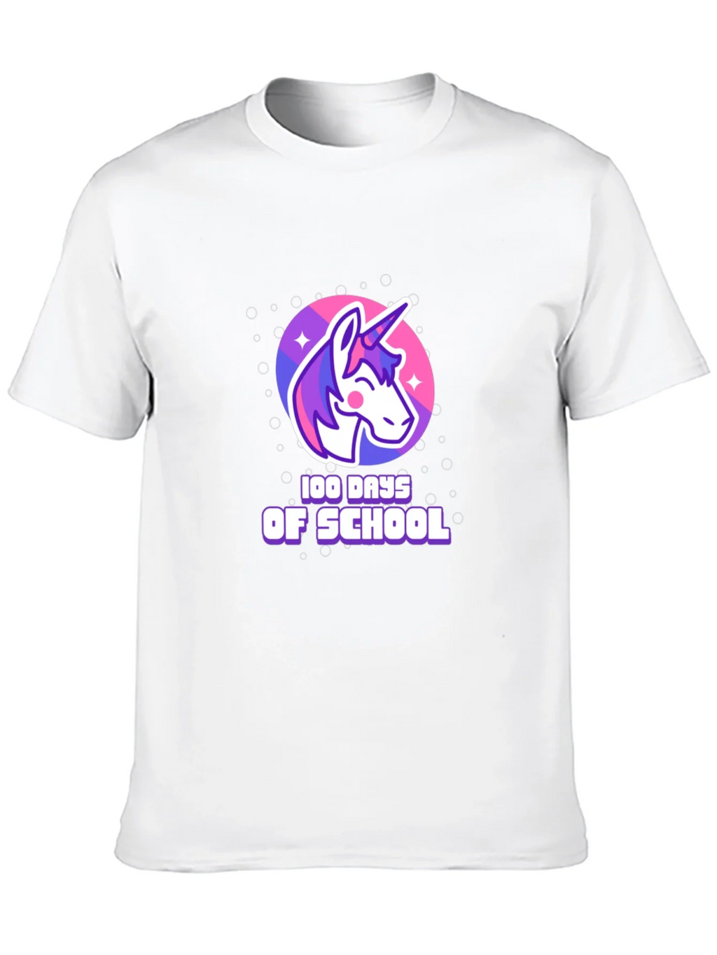 100 Days of School Unicorn Graphic Tee product image 7