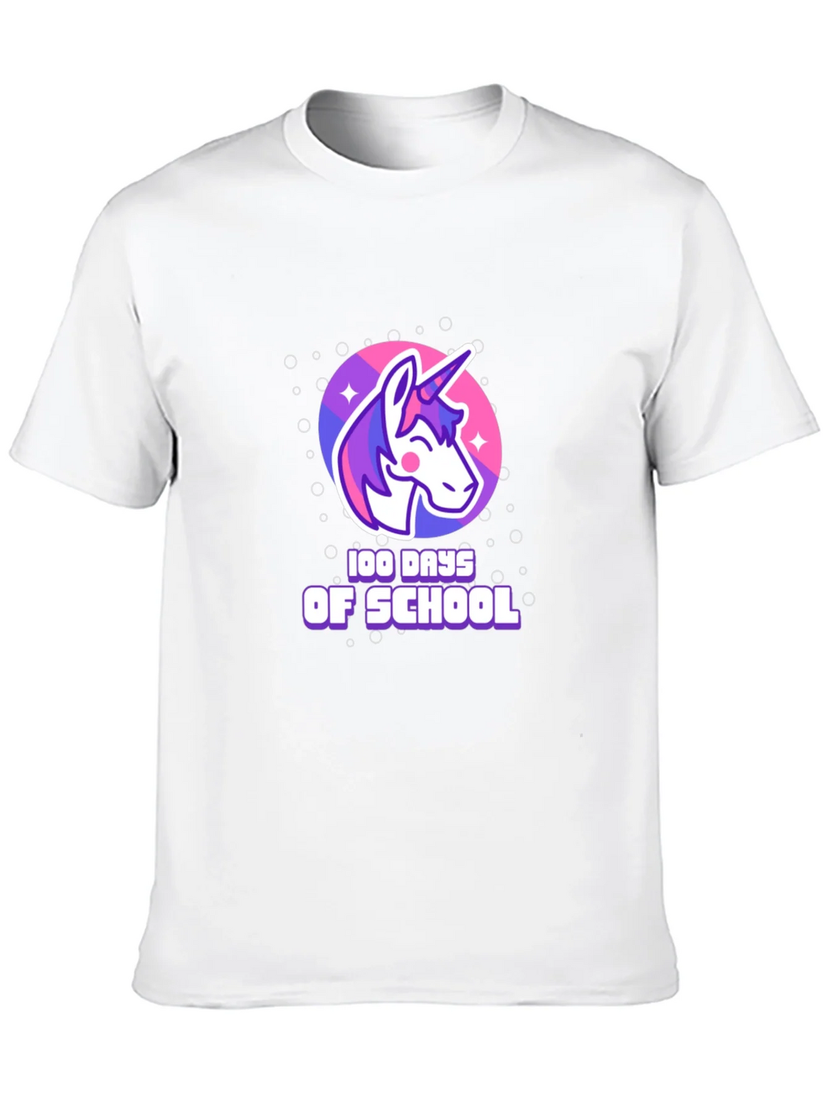 100 Days of School Unicorn Graphic Tee product image 7
