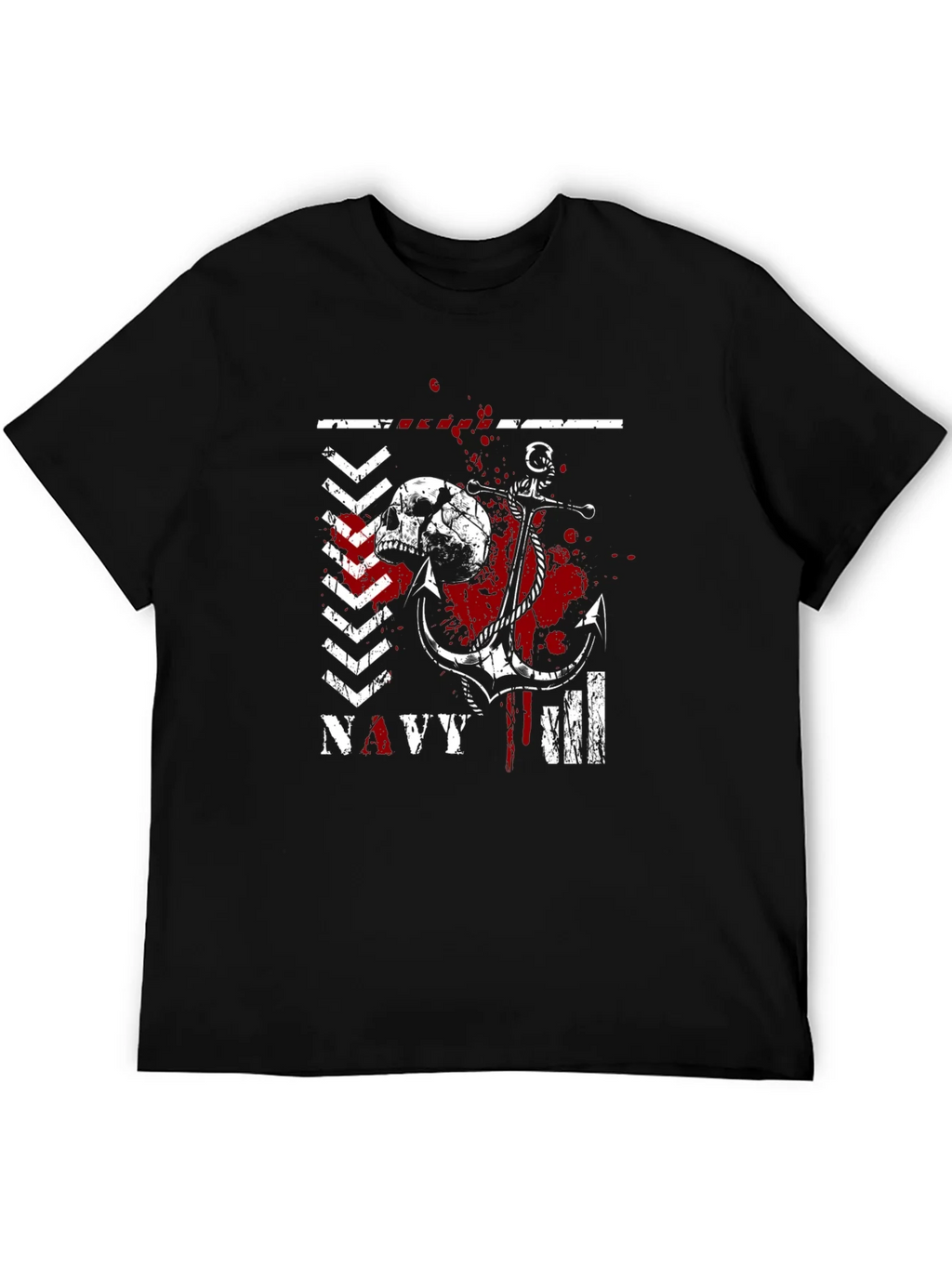 Navy Skull & Anchor Graphic Tee product image 5