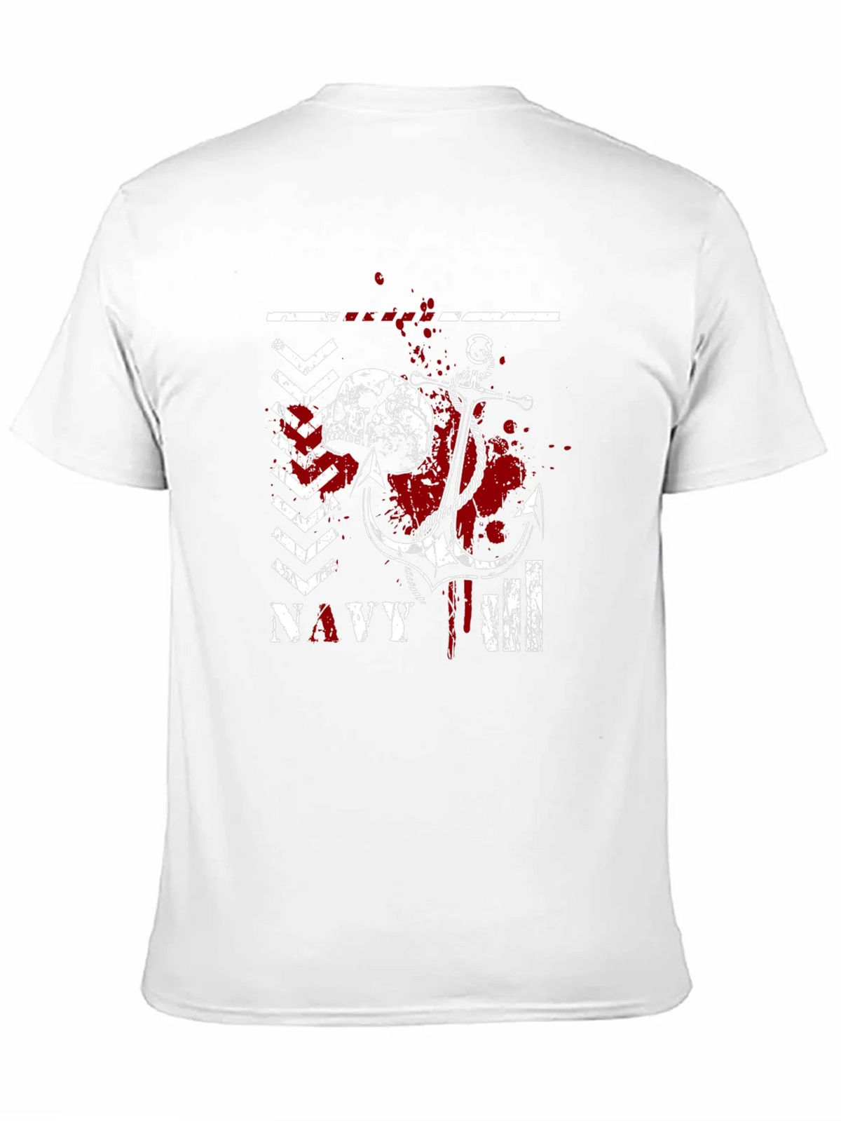 Navy Skull & Anchor Graphic Tee product image 10